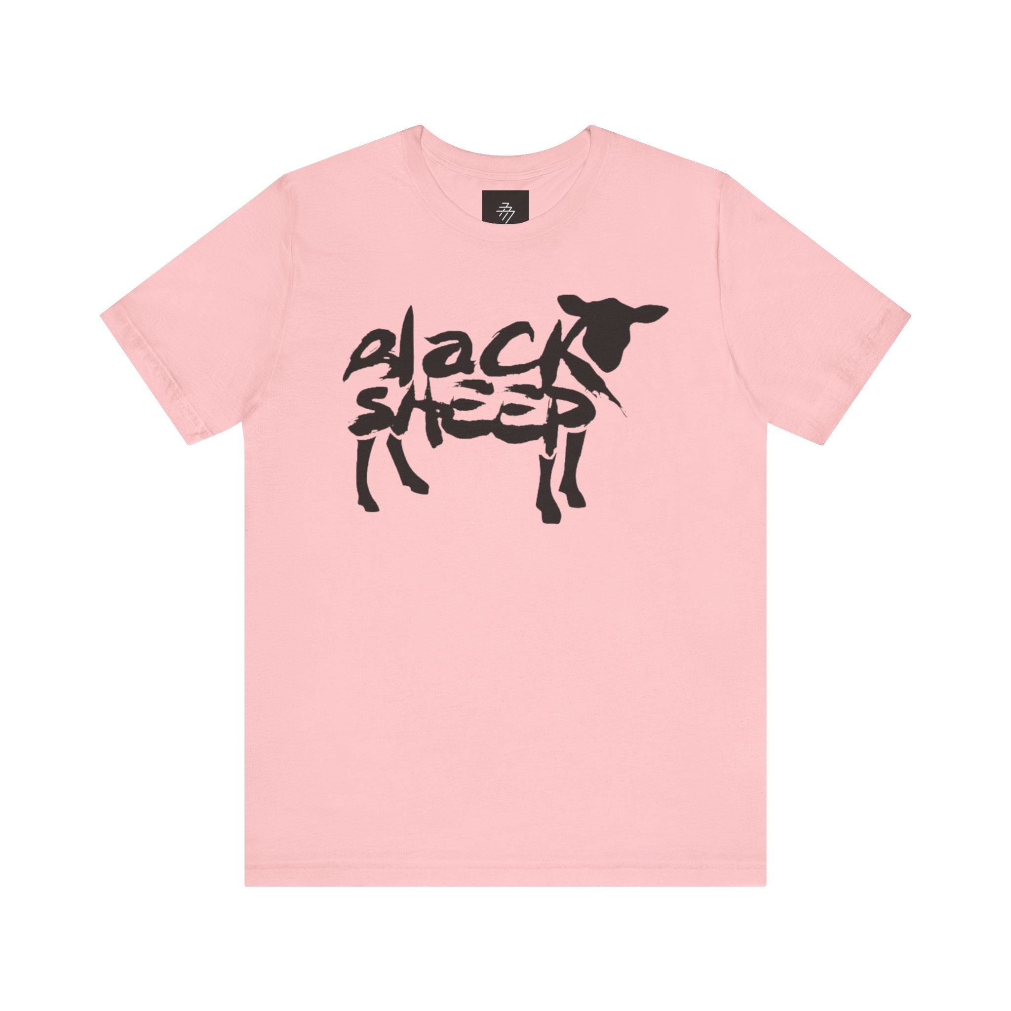 Black Sheep Graphic Tee - 'Black Sheep' Script & Silhouette T-Shirt