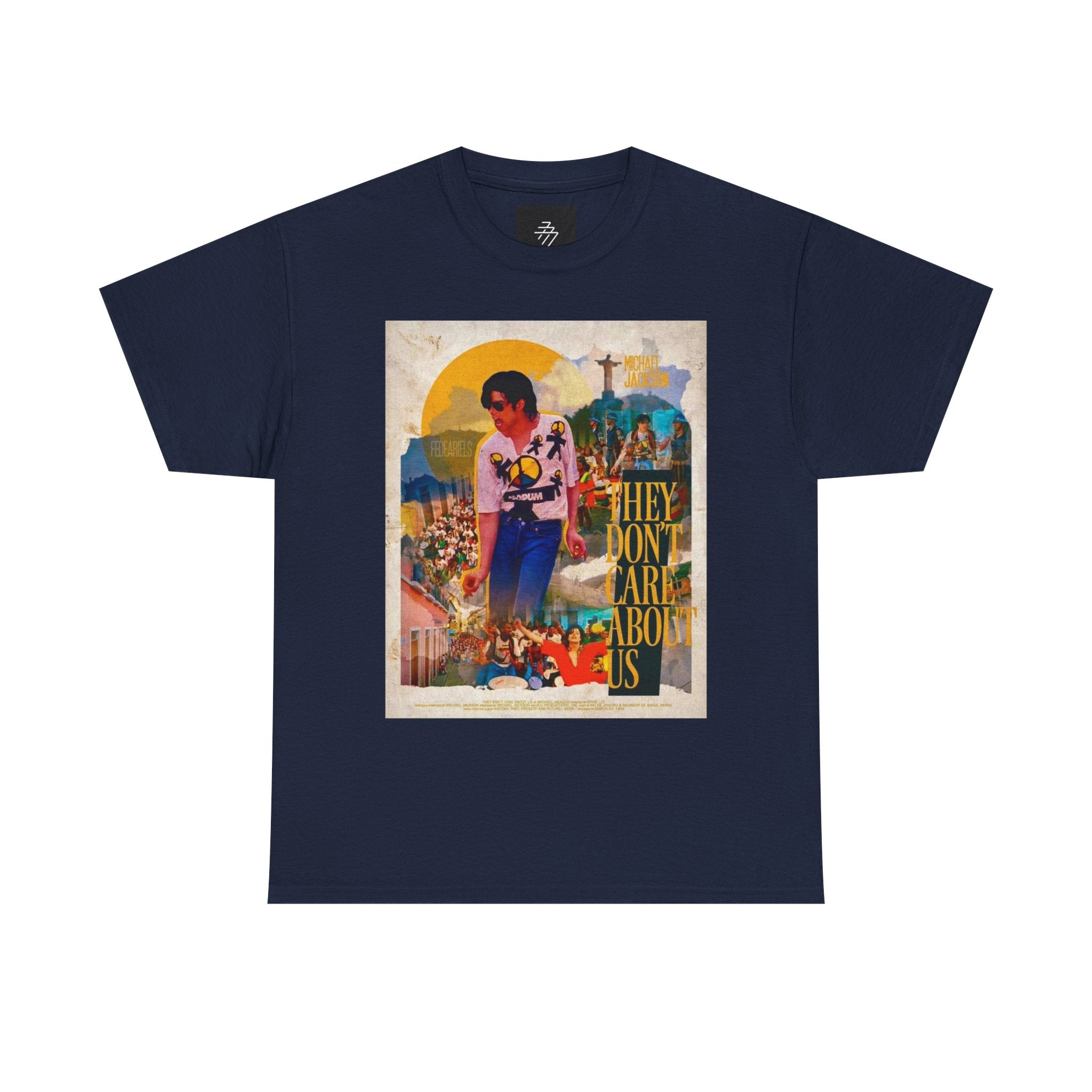 Graphic Tee — "They Don’t Care About Us" Retro Protest Design