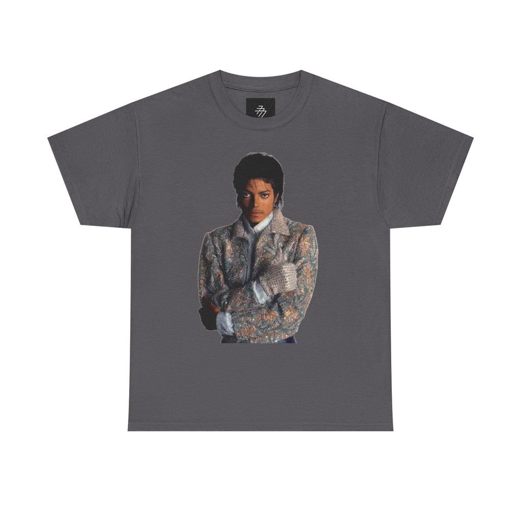 Rhinestone Crown Logo Tee — Vintage Pop Icon Portrait T-Shirt