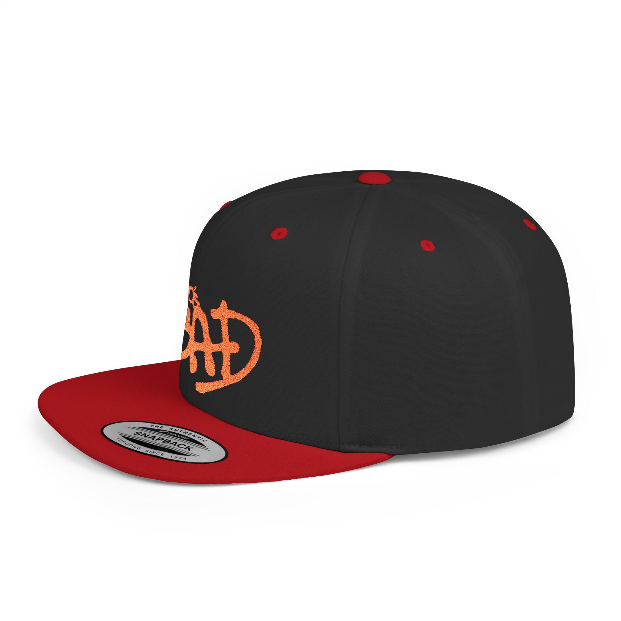 Who's Bad Snapback Hat | Flat Bill Baseball Cap, Retro Typography