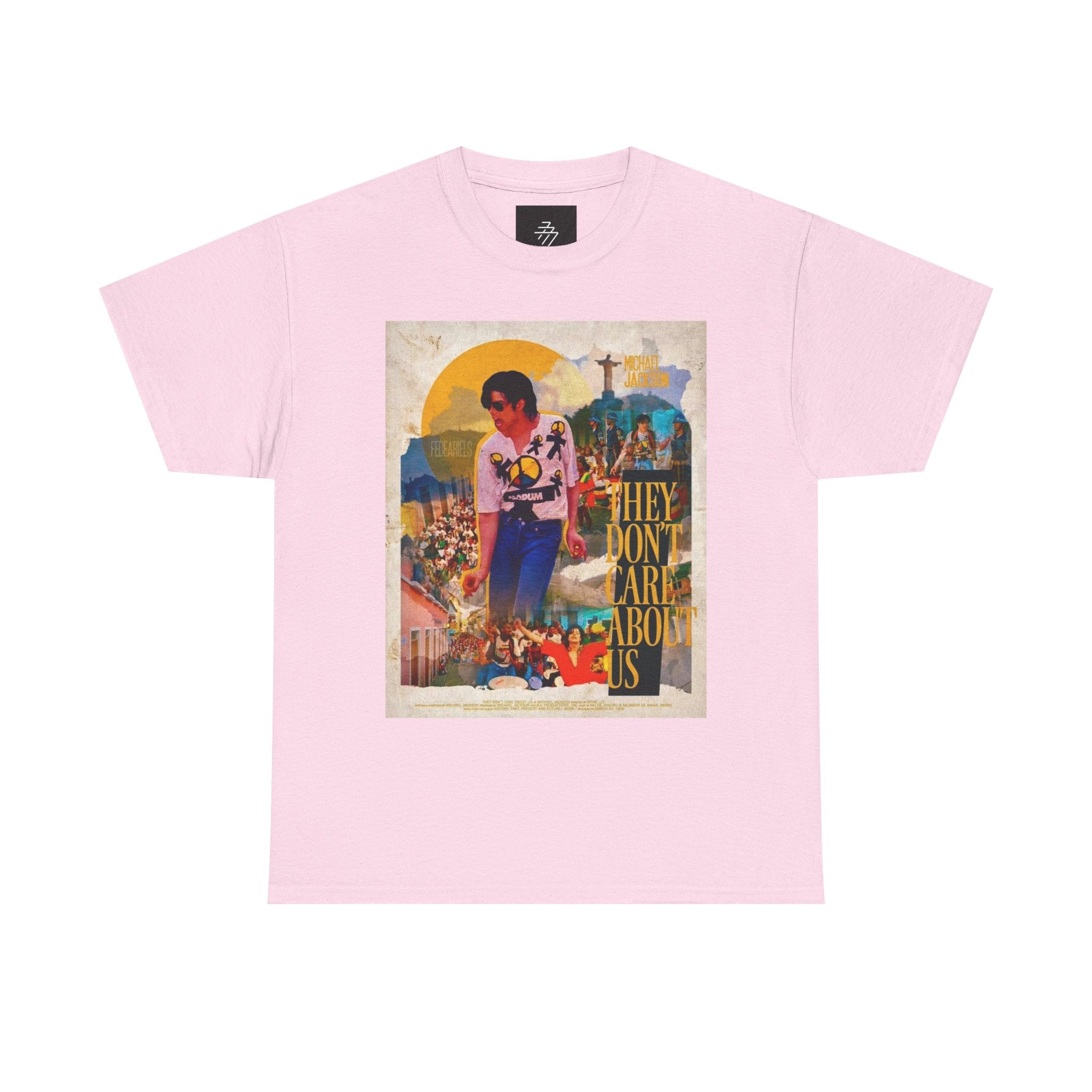 Graphic Tee — "They Don’t Care About Us" Retro Protest Design