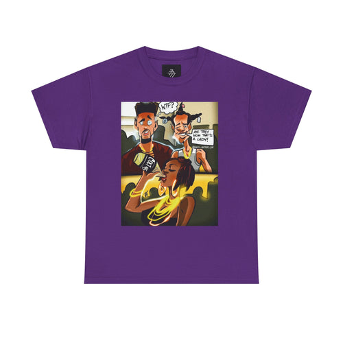 Bar Scene Illustration Tee | Cartoon Nightclub Drinkers, Retro Pop Art