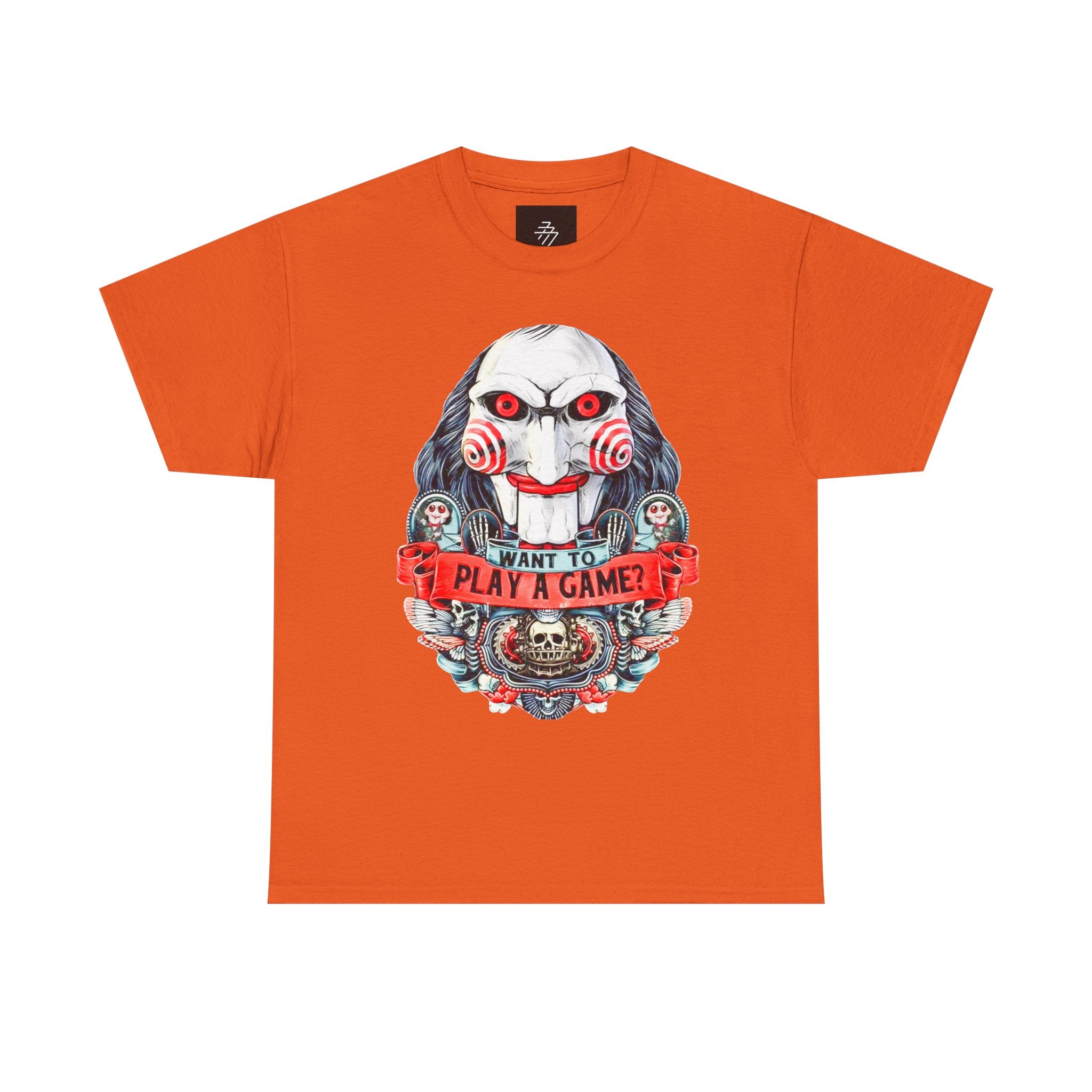 Horror 'Want to Play a Game?' Graphic Tee