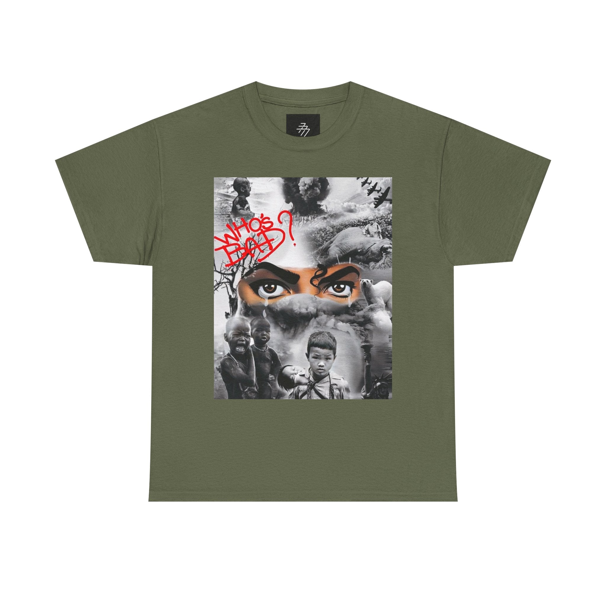 Graphic Tee — 'Who's Bad?' Michael Jackson Tribute T-Shirt