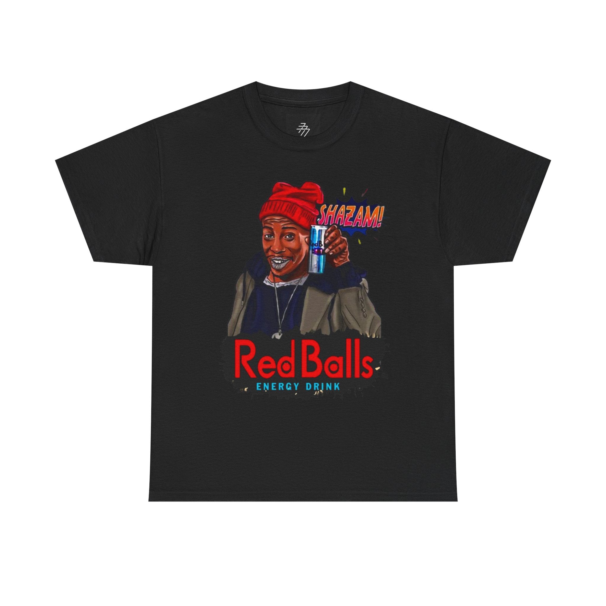 Red Balls energy drink graphic Tee | Retro streetwear illustration