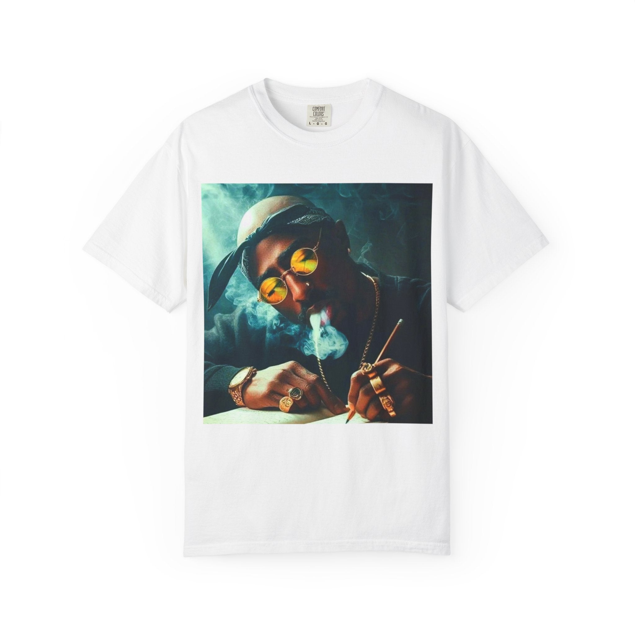 Smoker Portrait T-Shirt | Retro Cool Smoking Artwork