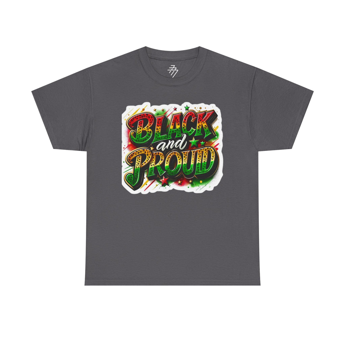 "Black and Proud" Bold Graffiti Pride Tee