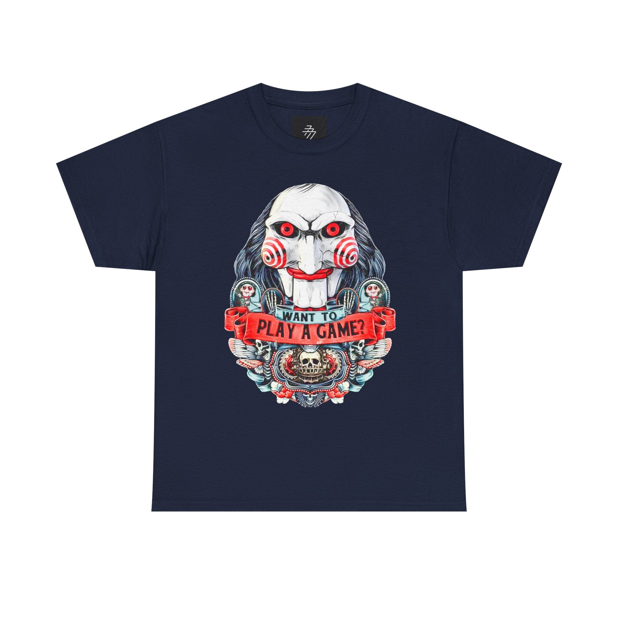 Horror 'Want to Play a Game?' Graphic Tee