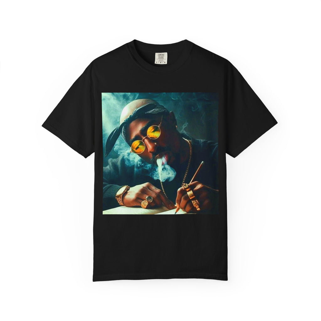 Smoker Portrait T-Shirt | Retro Cool Smoking Artwork