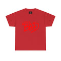 Who's Bad graffiti text Tee | Michael Jackson portrait back graphic tee
