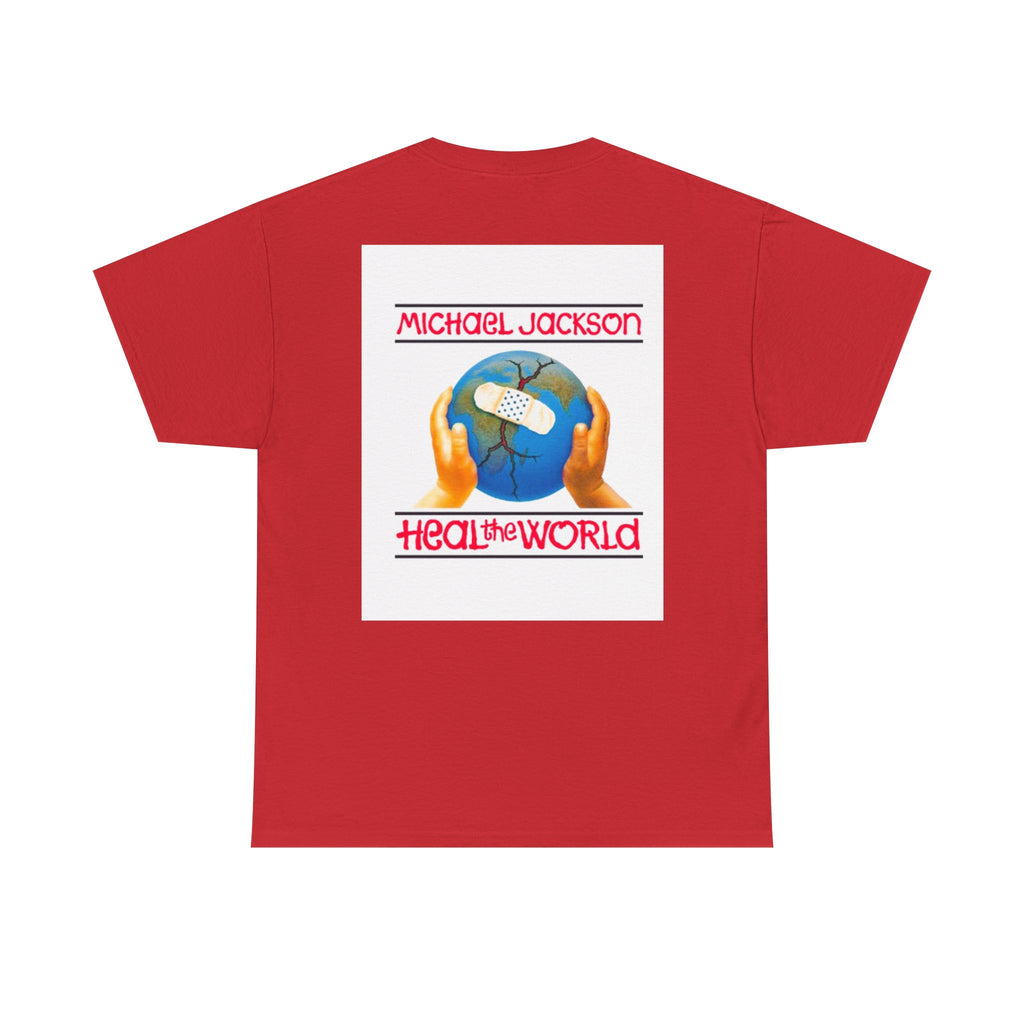 Heal the World T-Shirt | Vintage 90s Pop Icon Album Art Tee