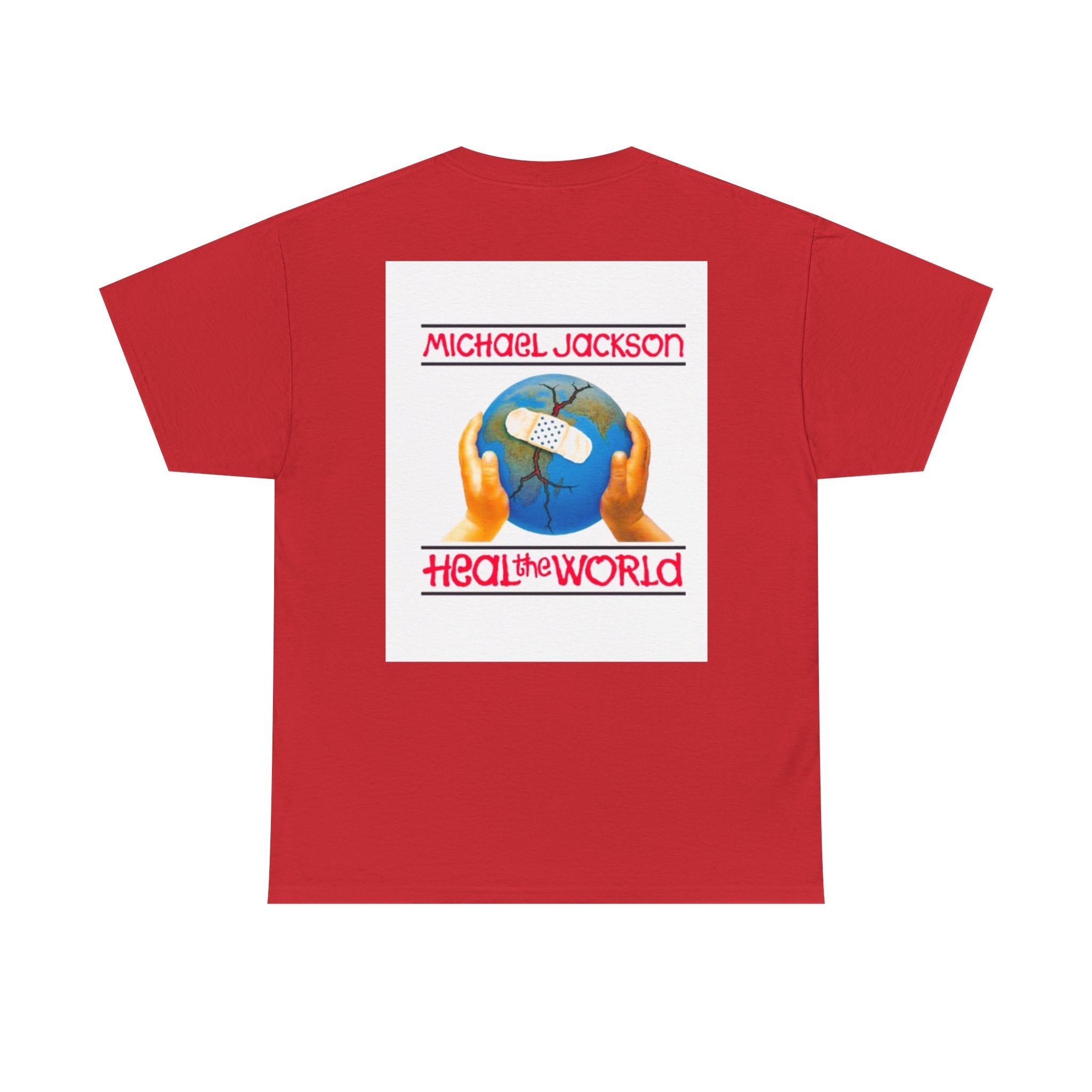 Heal the World T-Shirt | Vintage 90s Pop Icon Album Art Tee