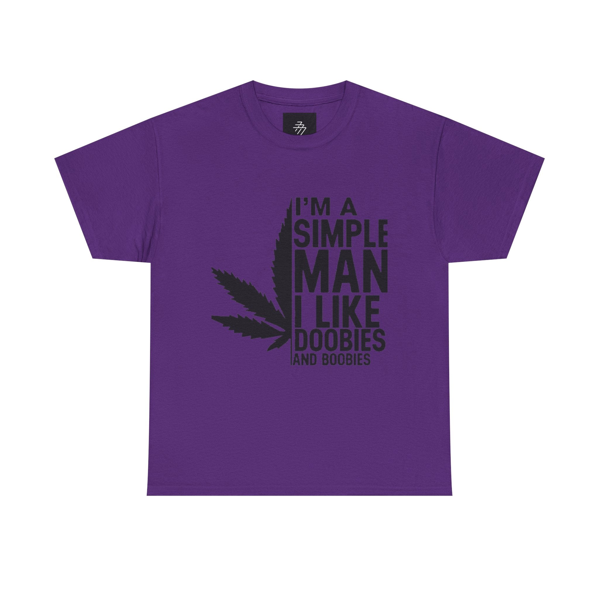 I Like Doobies and Boobies T-Shirt | Cannabis Leaf Graphic Tee