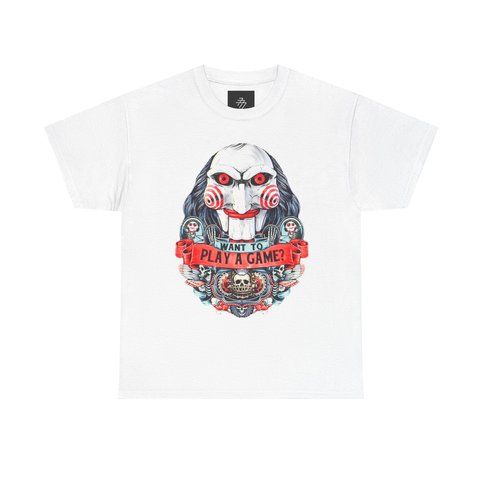Horror 'Want to Play a Game?' Graphic Tee