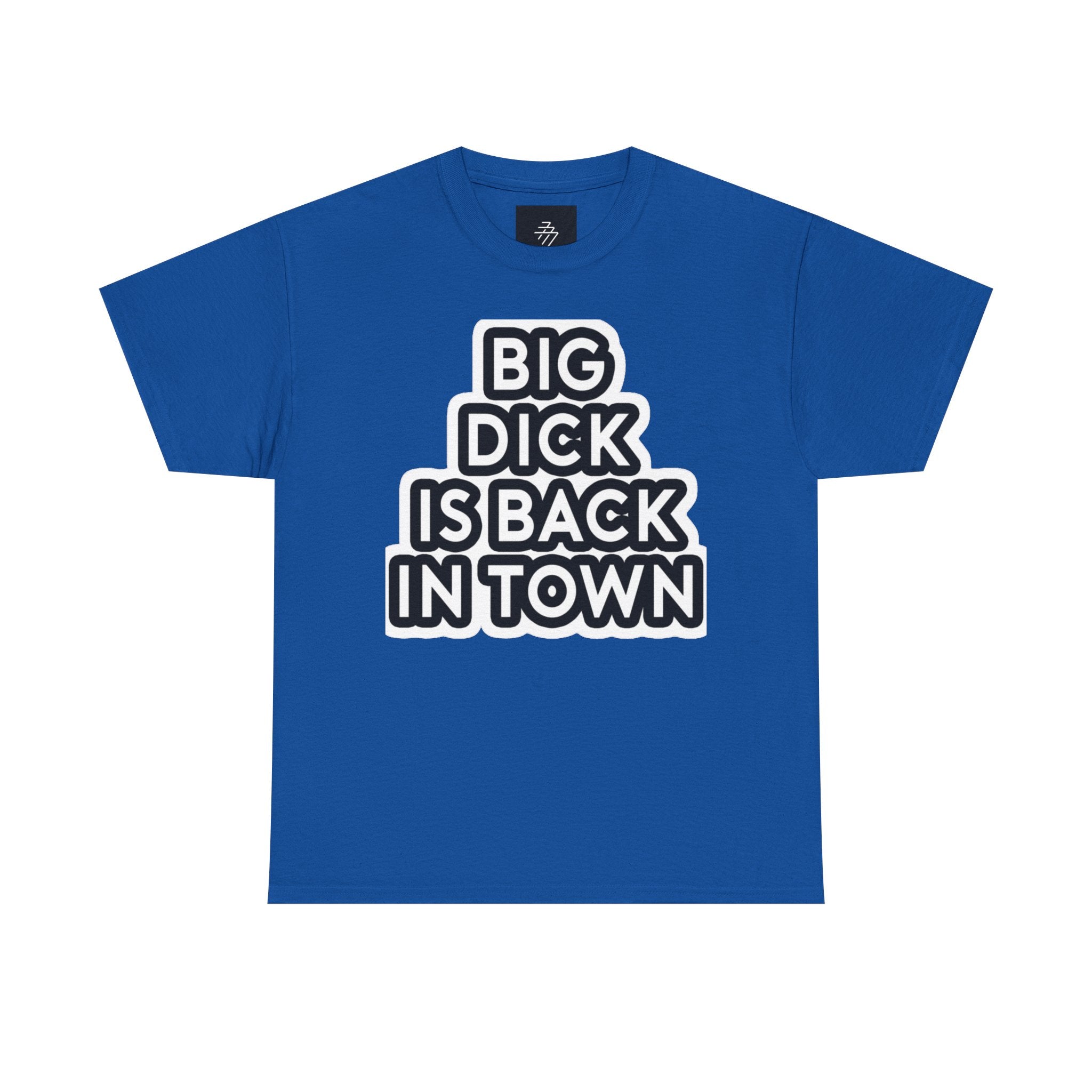 Provocative Statement Tee — "Big Dick Is Back In Town" Graphic T-Shirt