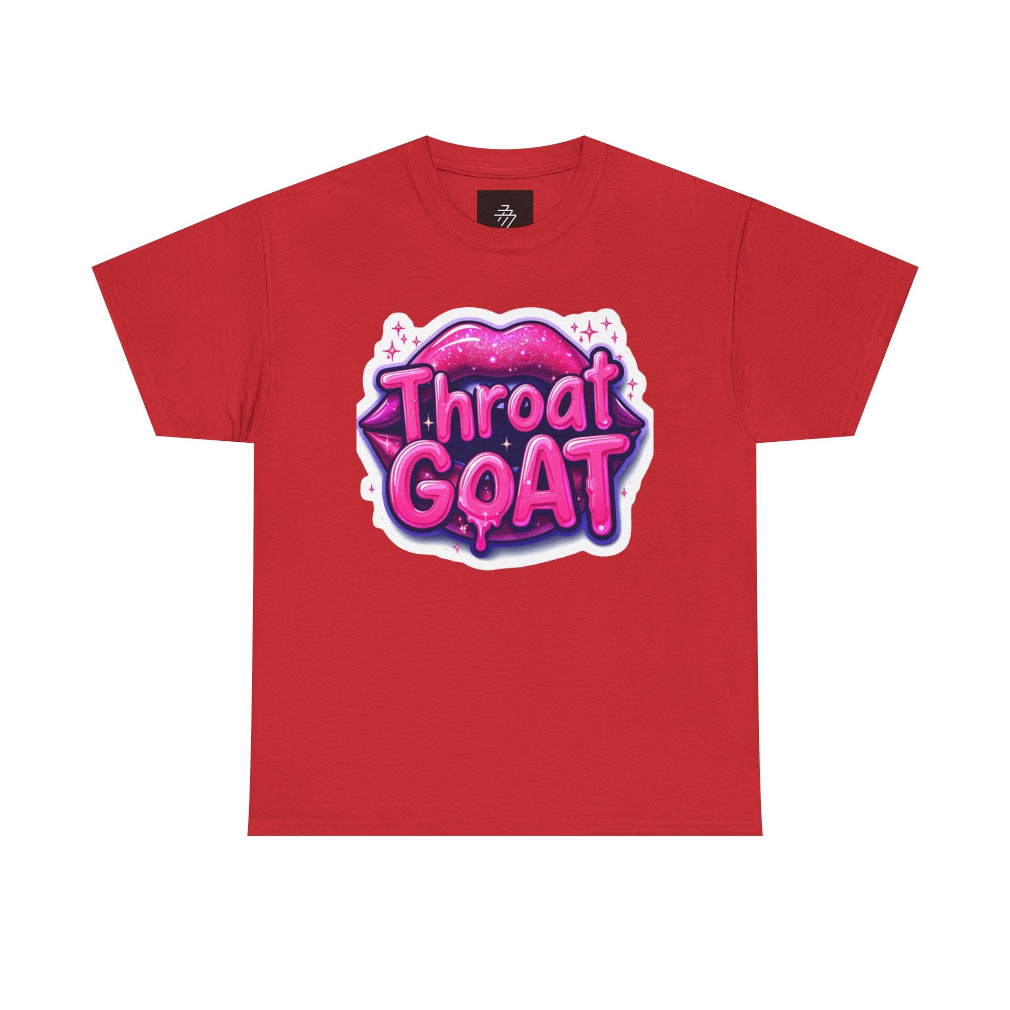 Throat Goat Graphic Tee — Cute Pink Lip Logo Tee