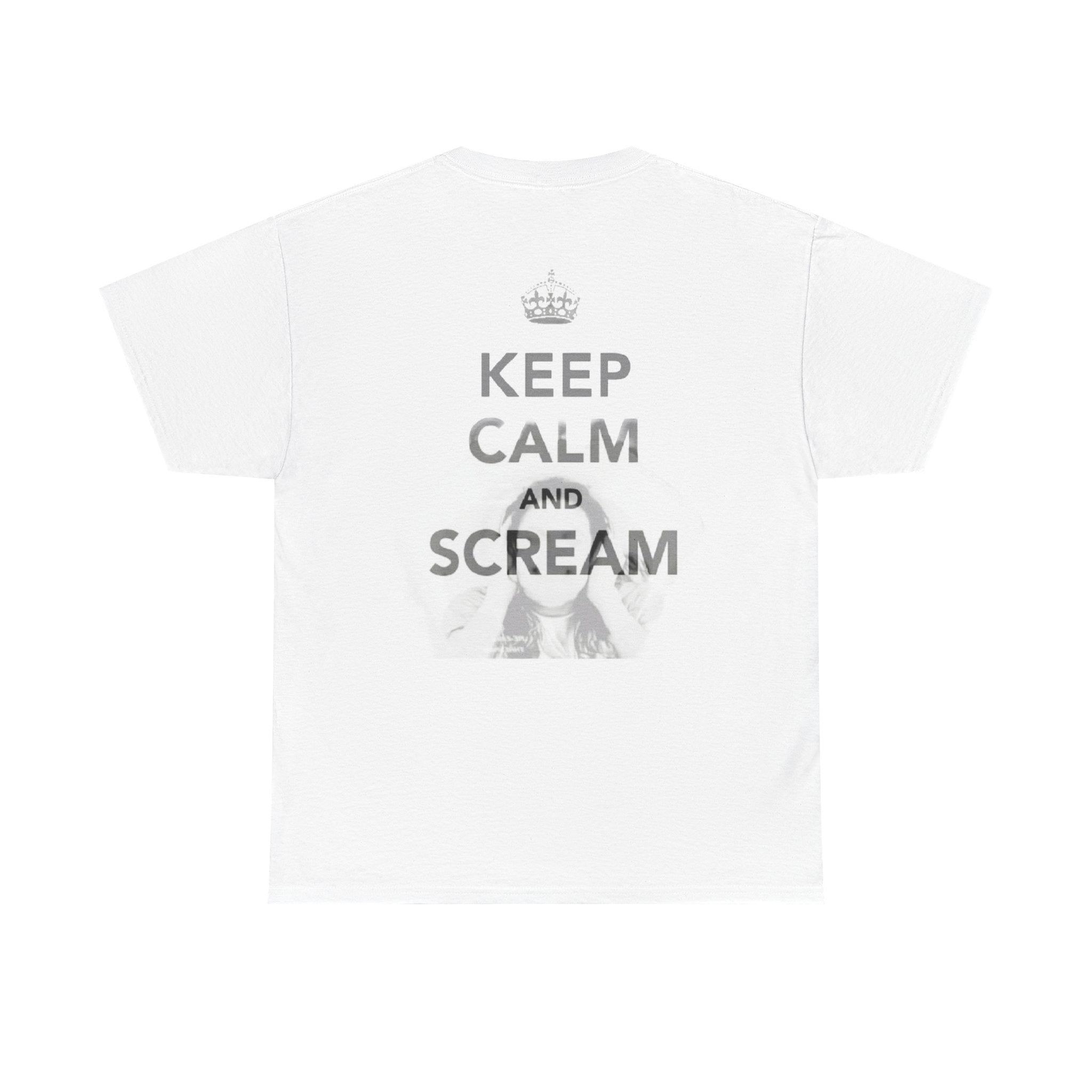 "Keep Calm and Scream" Graphic T‑Shirt