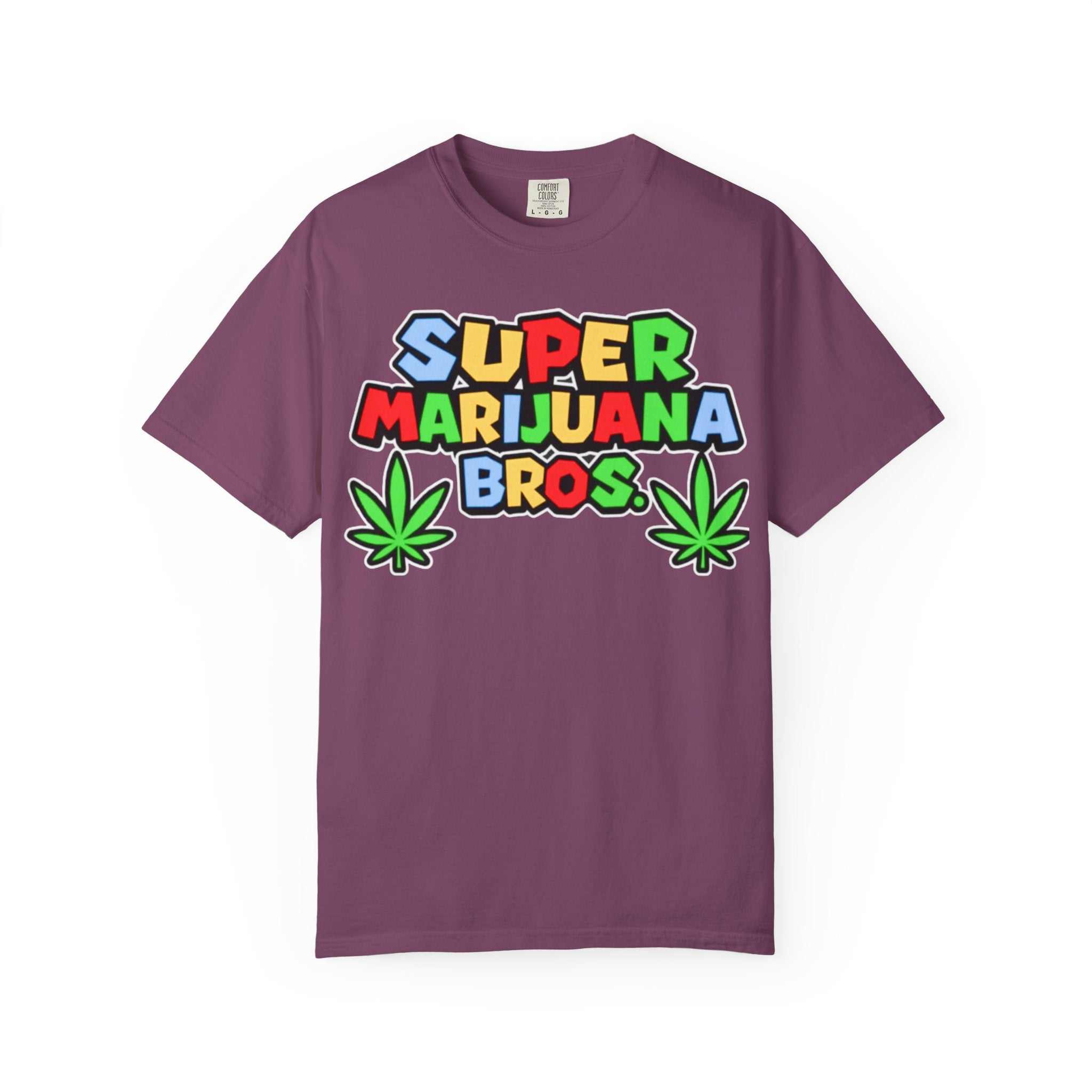 Super Marijuana Bros. T-Shirt — Funny Cannabis Graphic Tee
