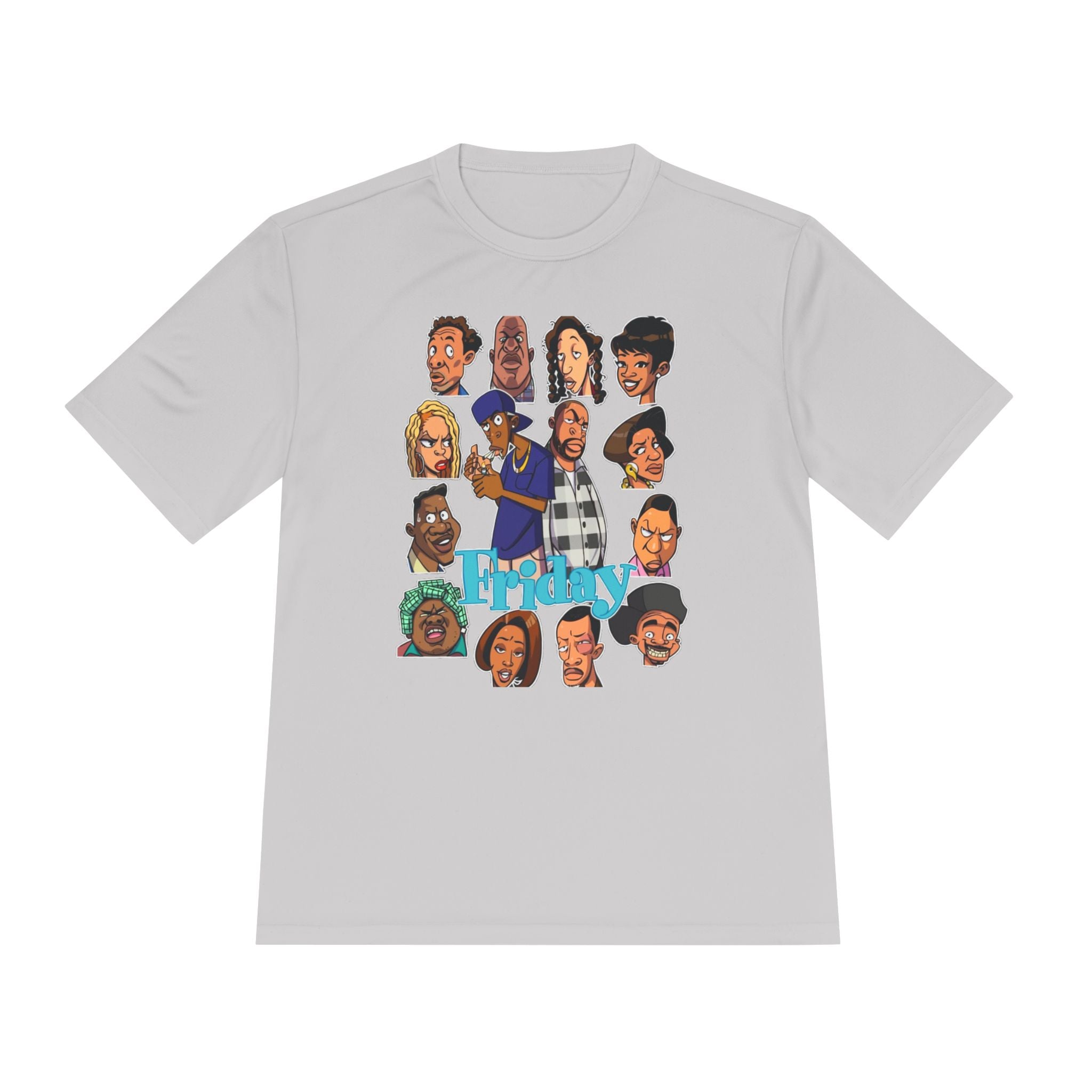 Faces Tee | Character Portraits, Cartoon Headshots