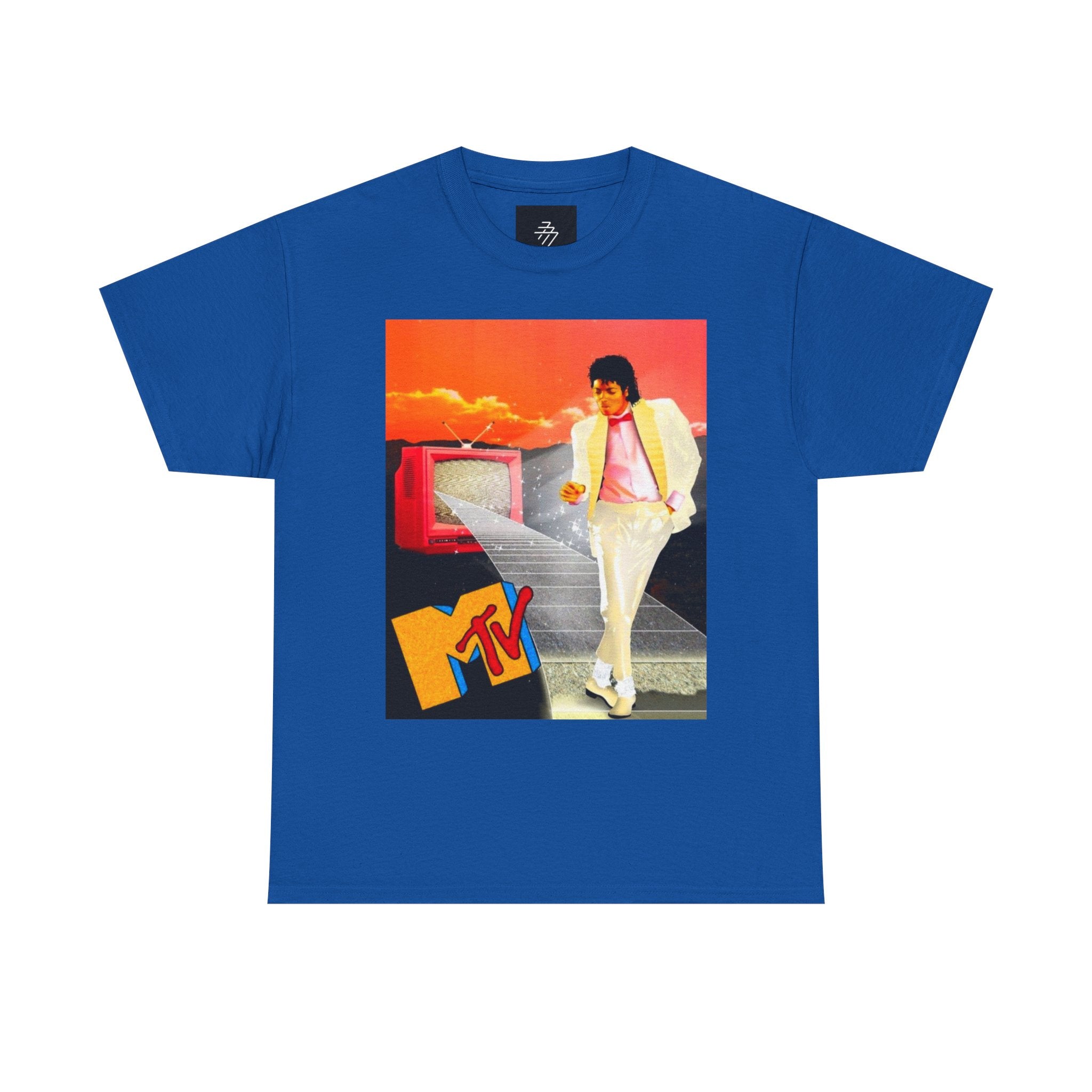 Retro MTV Michael Jackson Tee — 80s Pop Icon Graphic T-Shirt