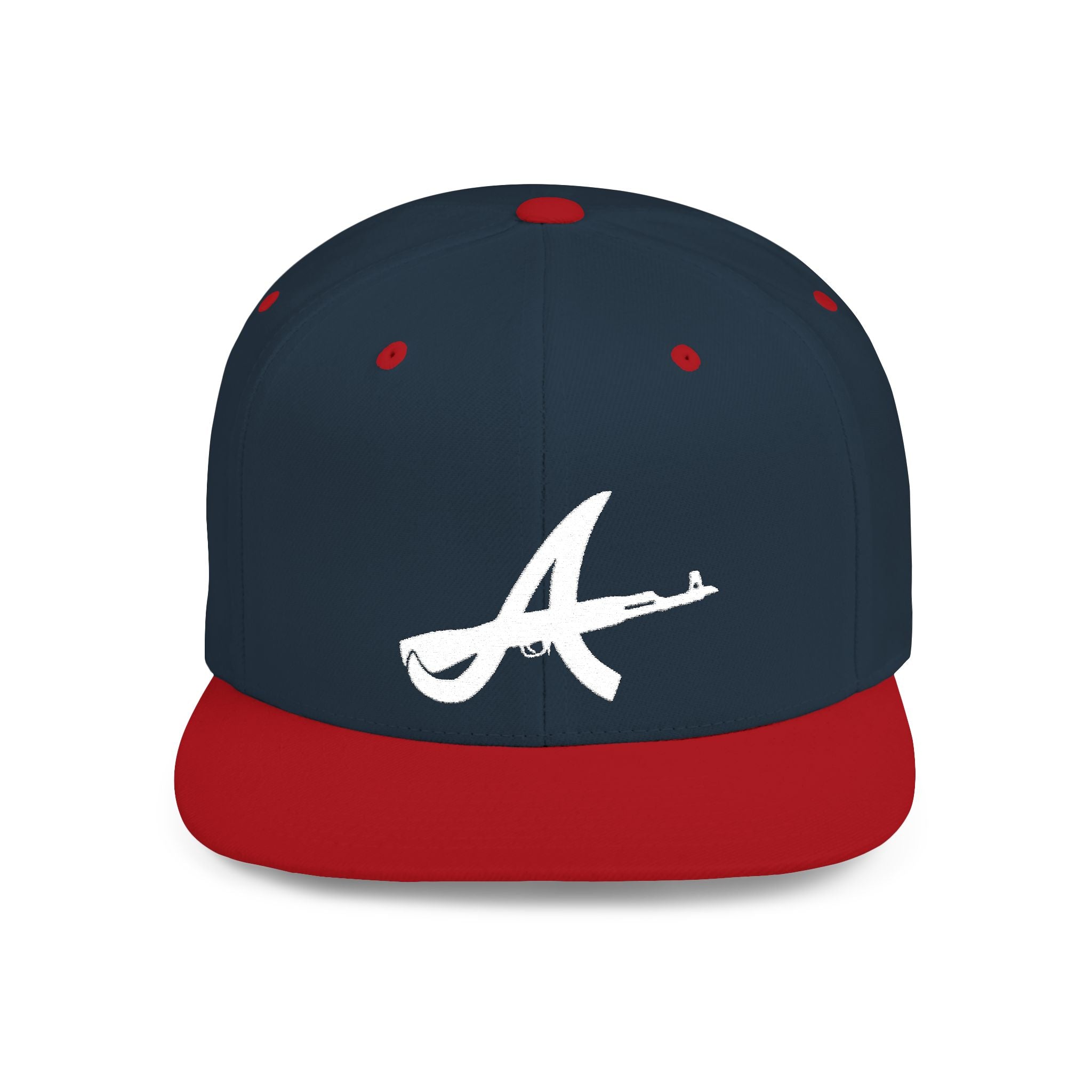 AK-47 Illustration Snapback | Rifle Graphic Hat, Streetwear Cap