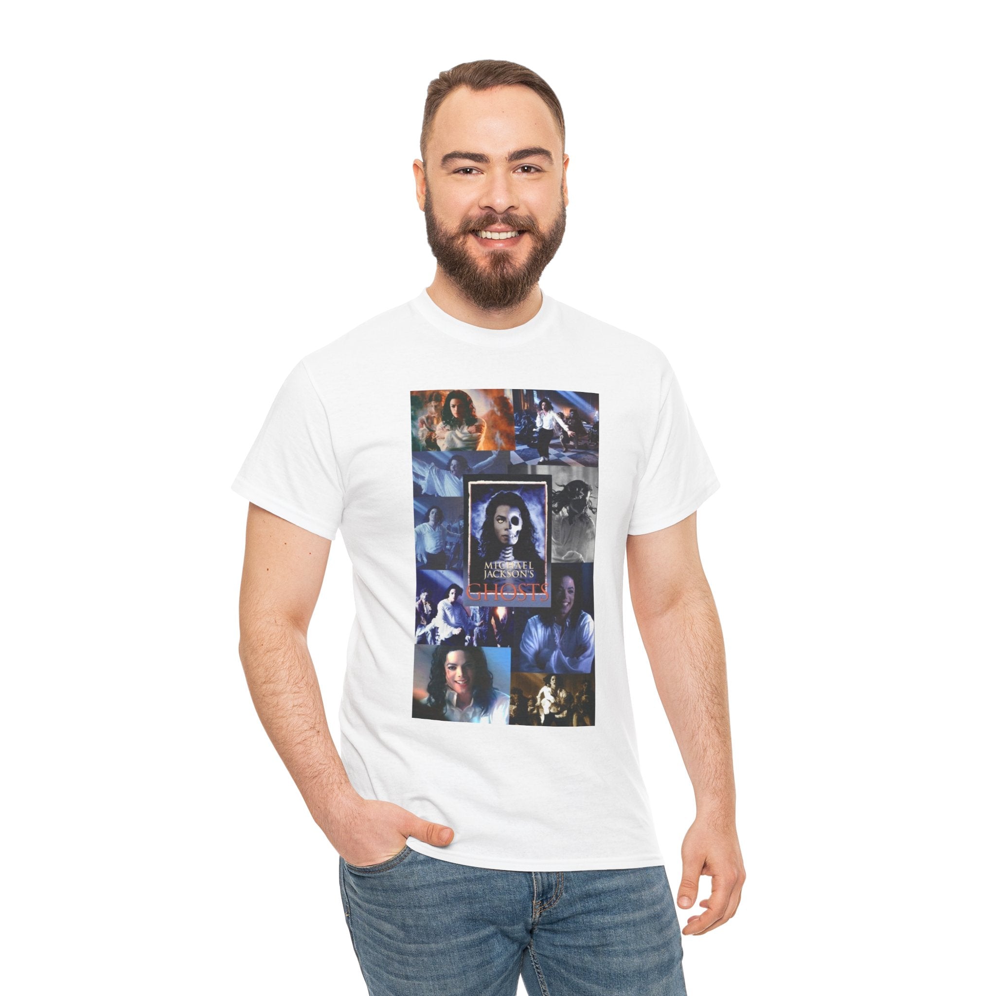 MJ Graphic Tee — Retro Horror Movie Poster Design