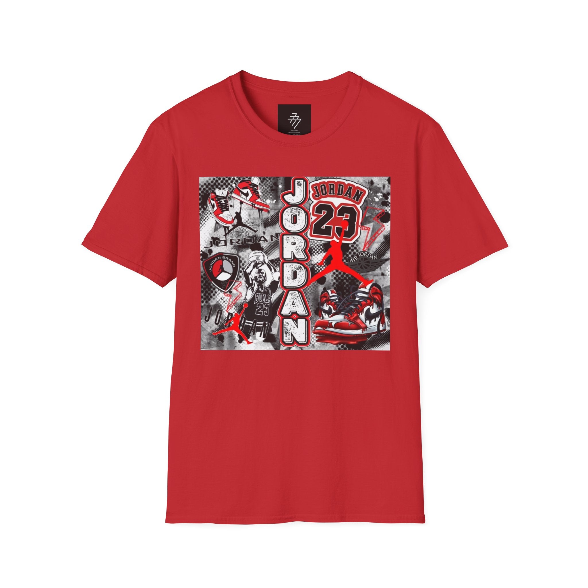 J #23 T-Shirt | Basketball Retro Logo Tee