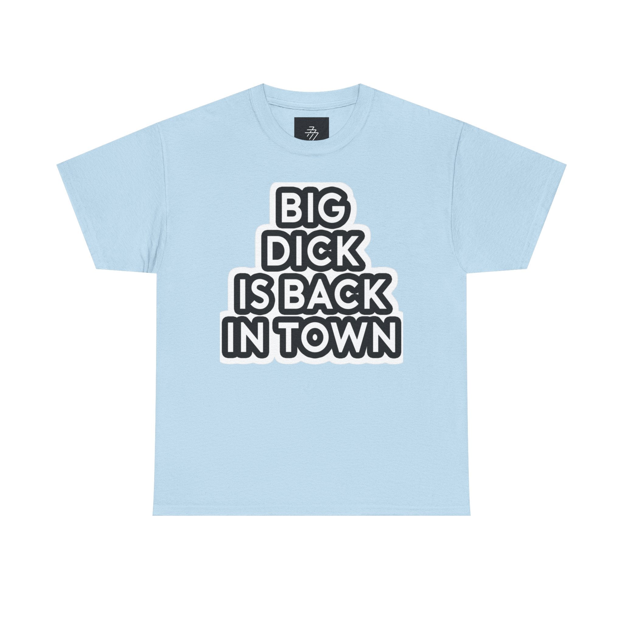 Provocative Statement Tee — "Big Dick Is Back In Town" Graphic T-Shirt