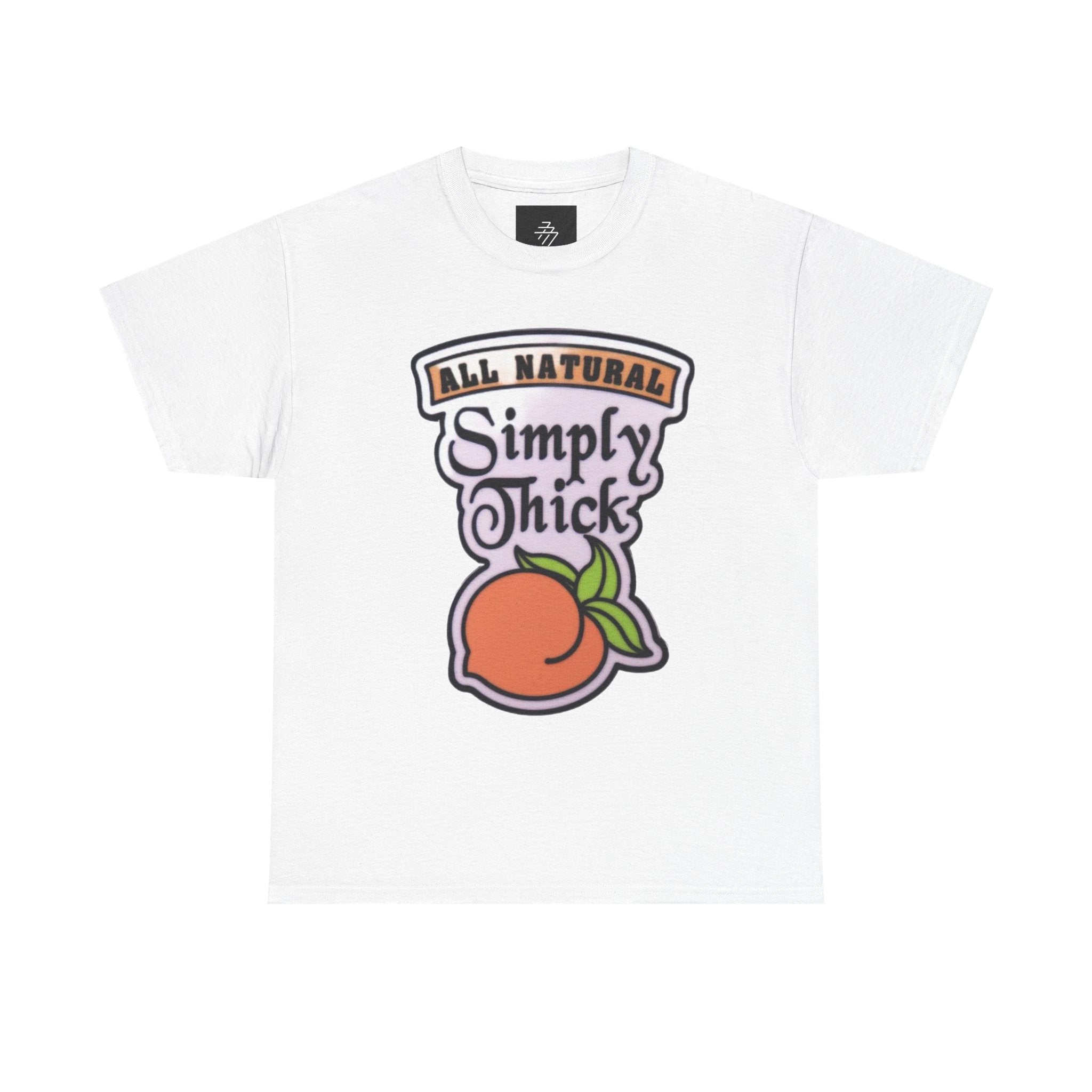 Simply Chicks 'All Natural' Peach Graphic Tee