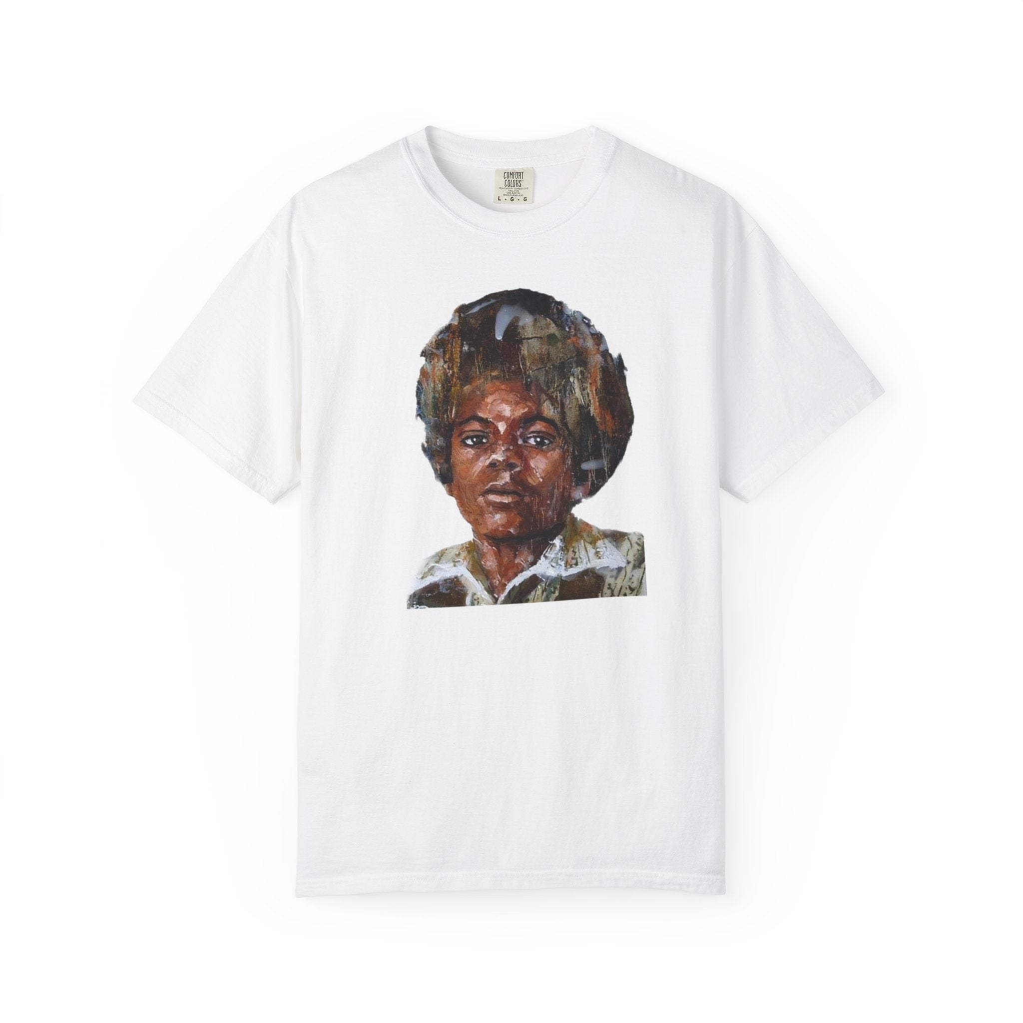 Painted Portrait Face graphic T-shirt | Artistic Portrait Tee
