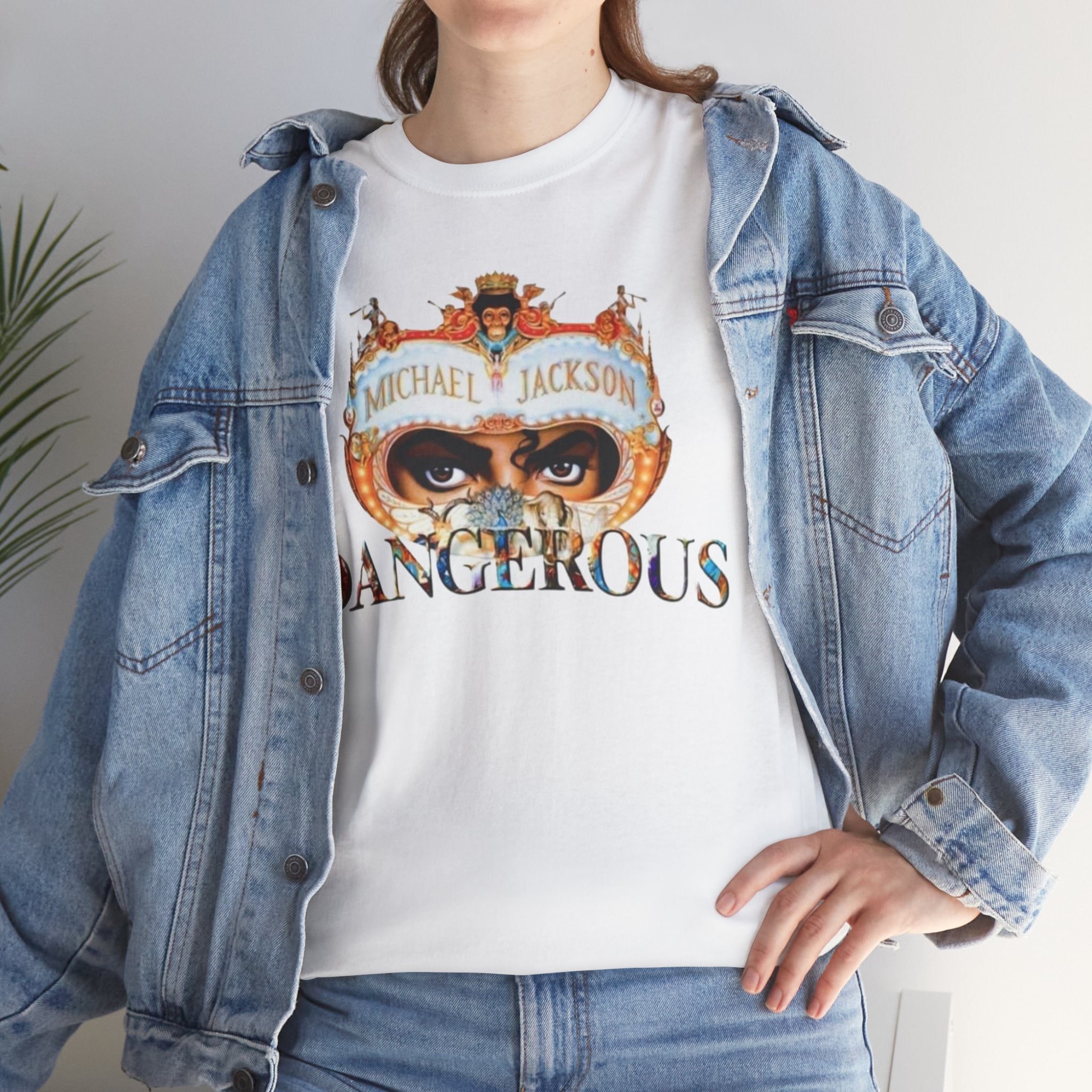 Michael Jackson "Dangerous" Graphic Tee — Vintage Concert Band Shirt