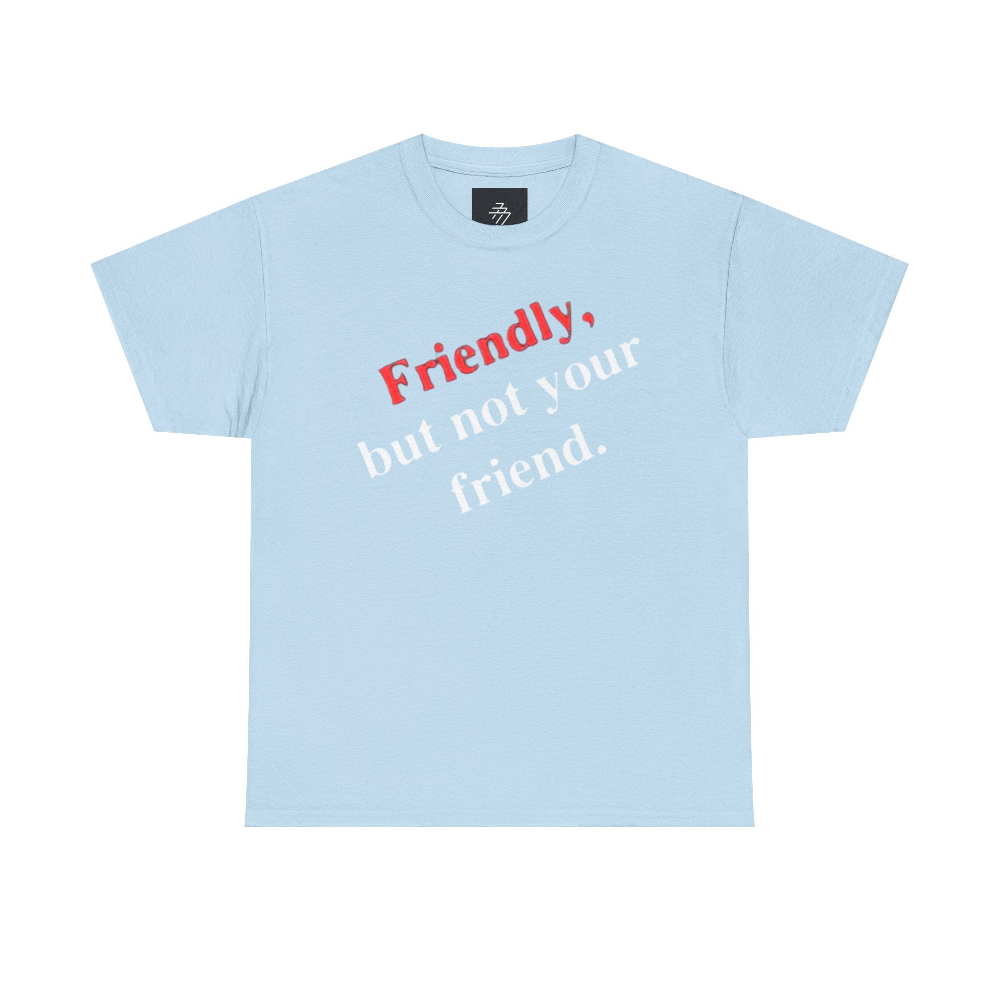 Friendly But Not Your Friend Tee — Sassy Statement Graphic T-Shirt