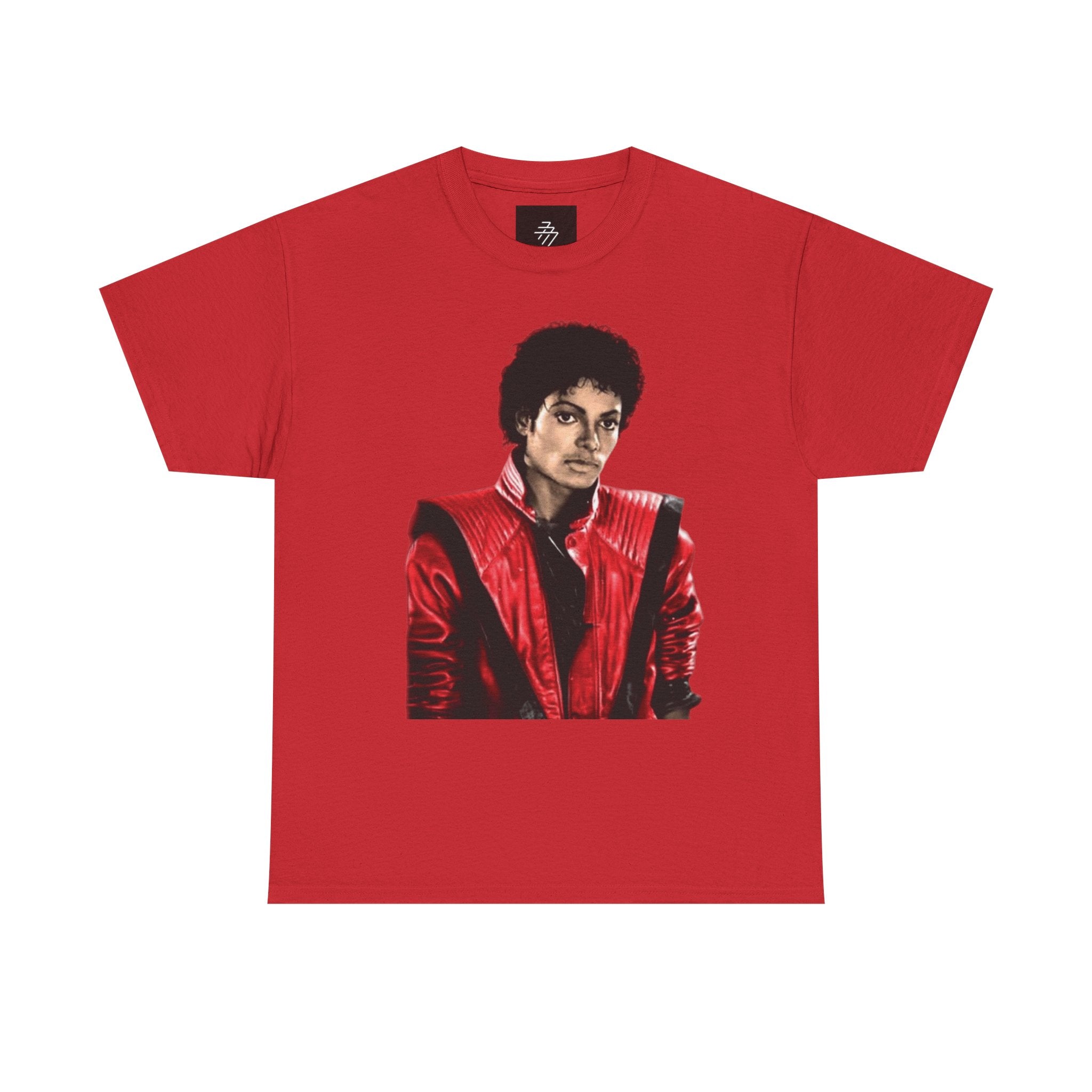 Red Jacket Portrait Tee | MJ Monogram Back Print