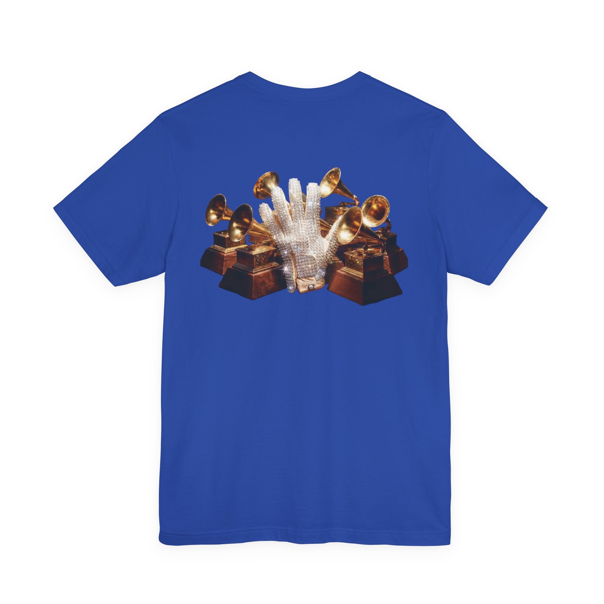 40 Thriller Album Photo Tee | Back Grammy Trophy Graphic