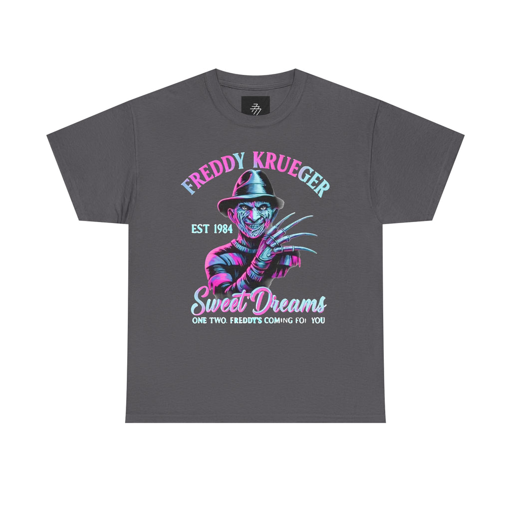 Freddy Krueger Sweet Dreams T-Shirt — Neon Retro Horror Tee