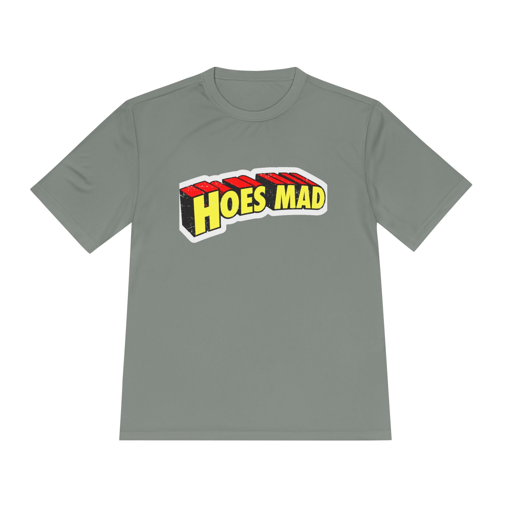Hoes Mad Tee | Bold 3D Comic Text Shirt