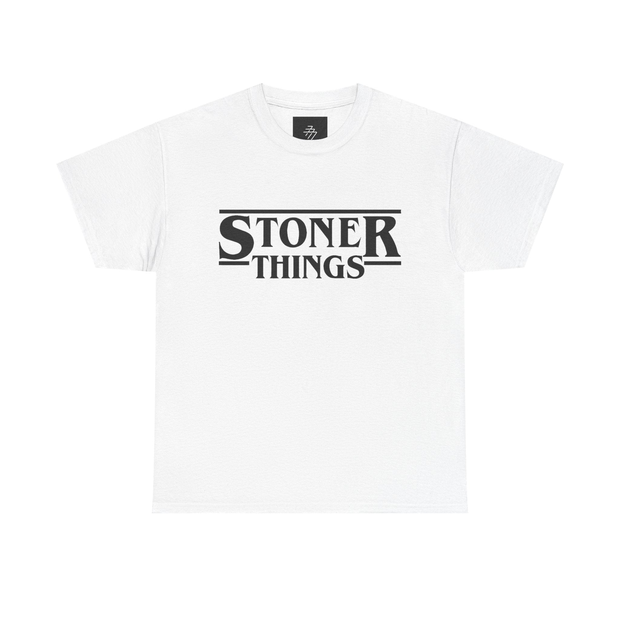 Stoner Things Graphic Tee — Retro TV Parody Weed T-Shirt
