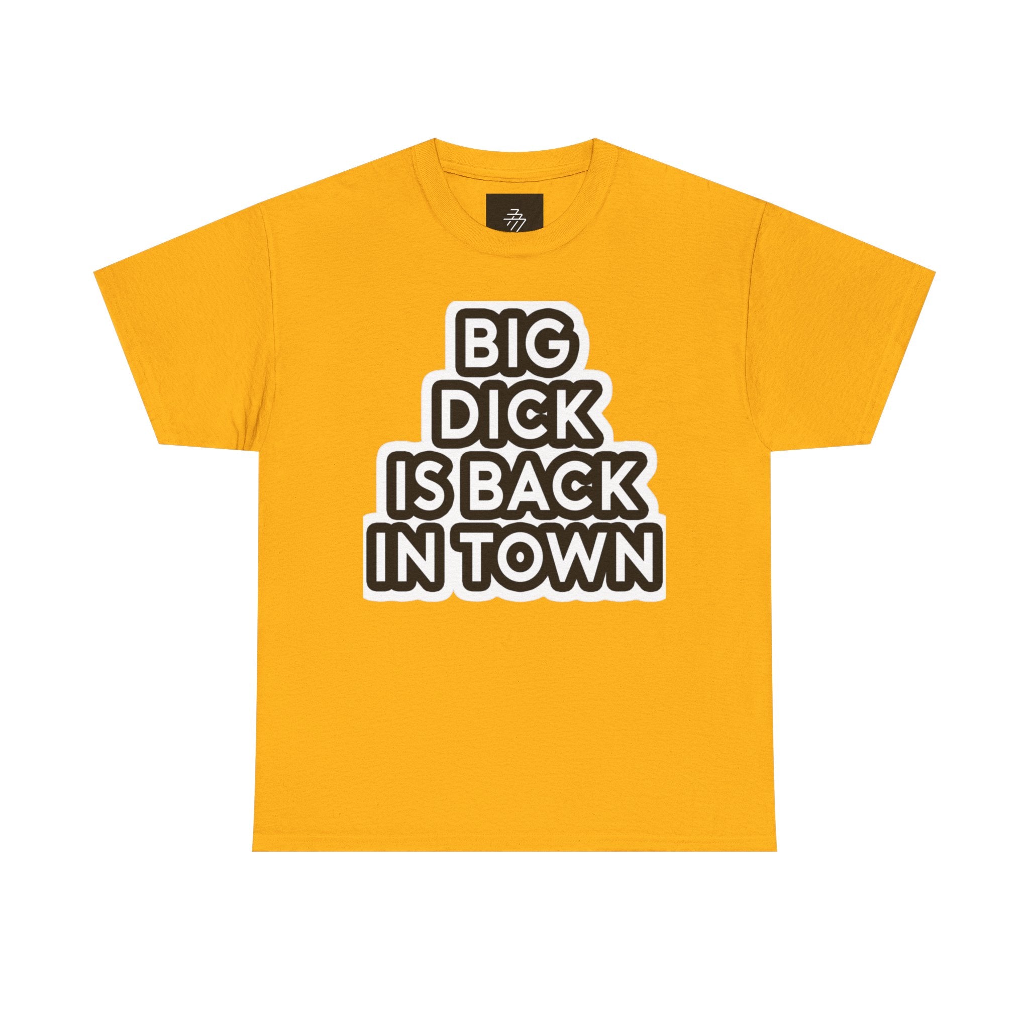 Provocative Statement Tee — "Big Dick Is Back In Town" Graphic T-Shirt