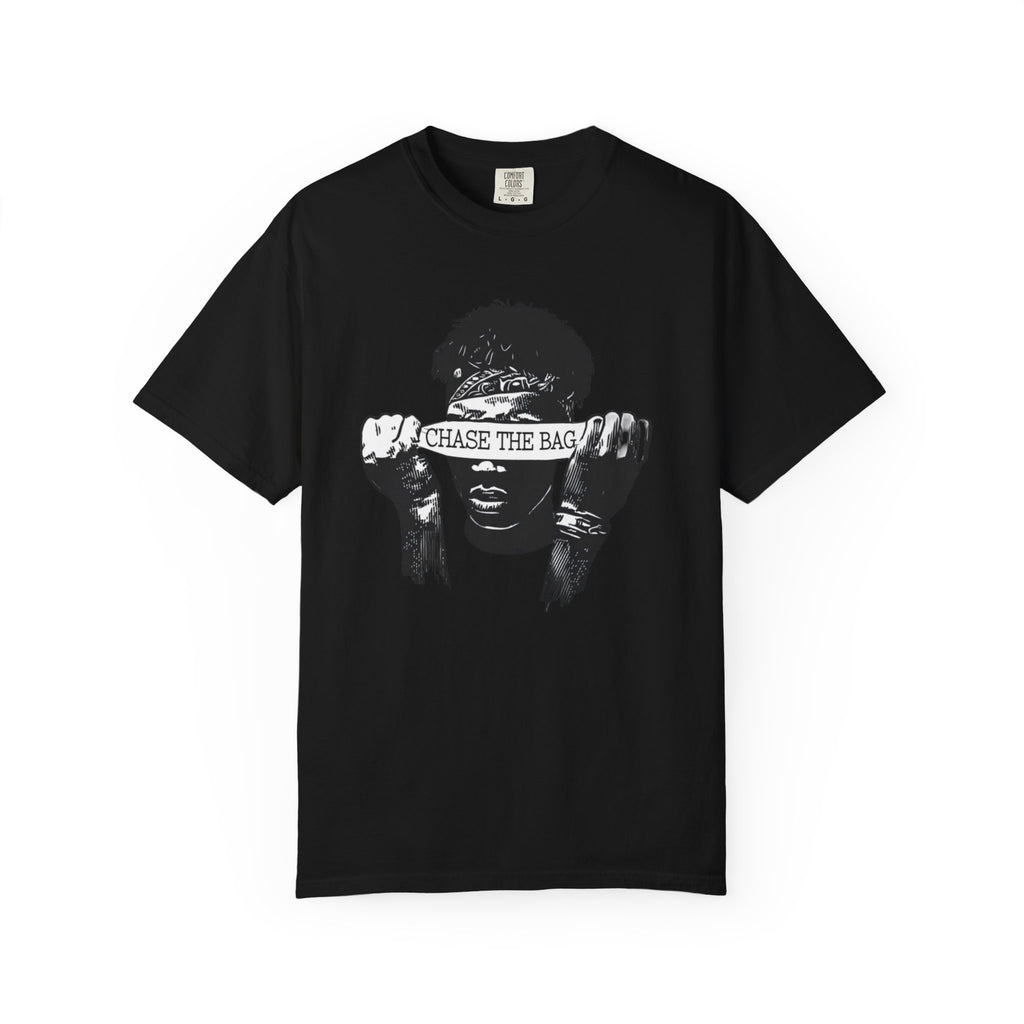Chase The Bag graphic T-shirt | money slogan shirt, streetwear tee