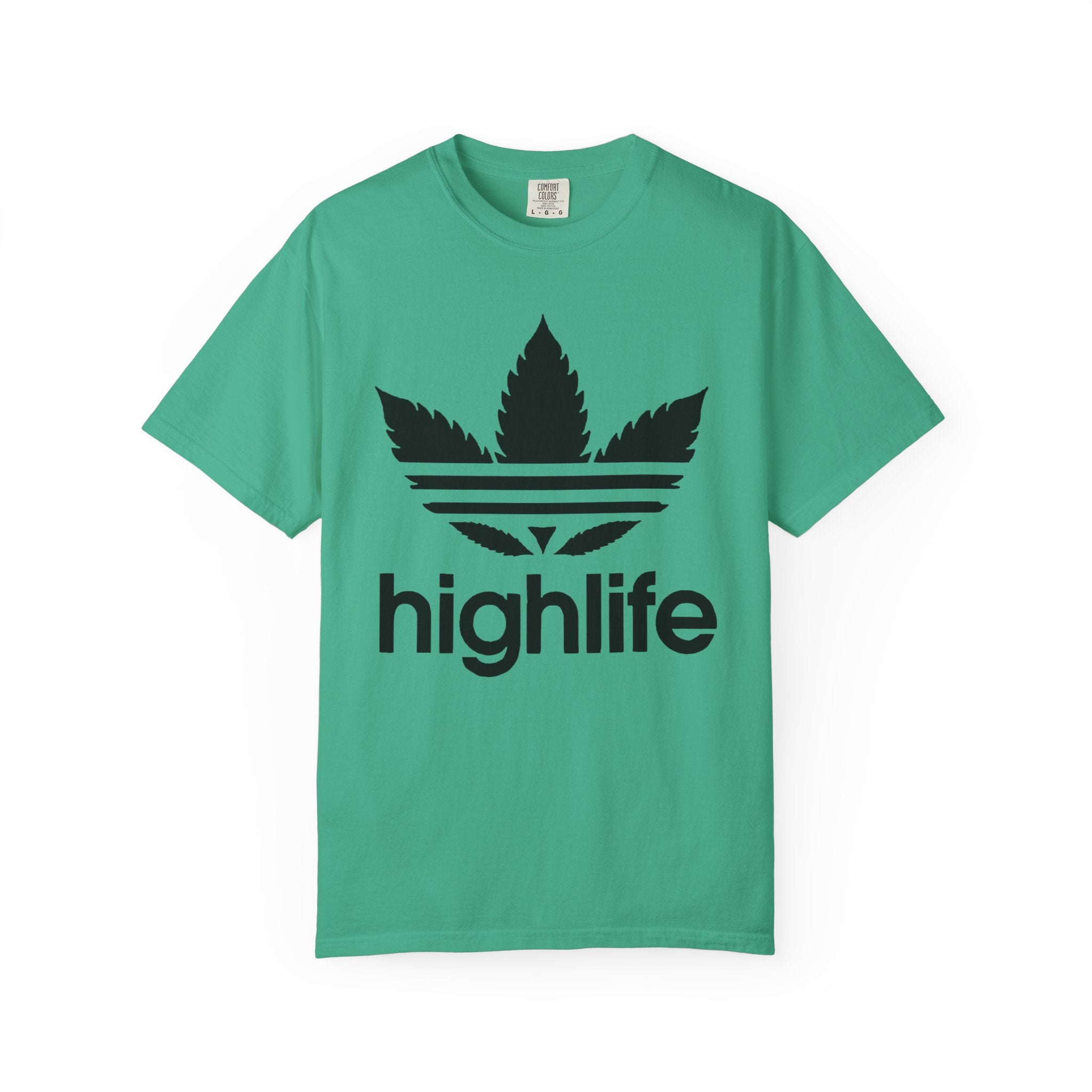 Highlife Leaf Logo T-Shirt | Cannabis Graphic Tee, Streetwear