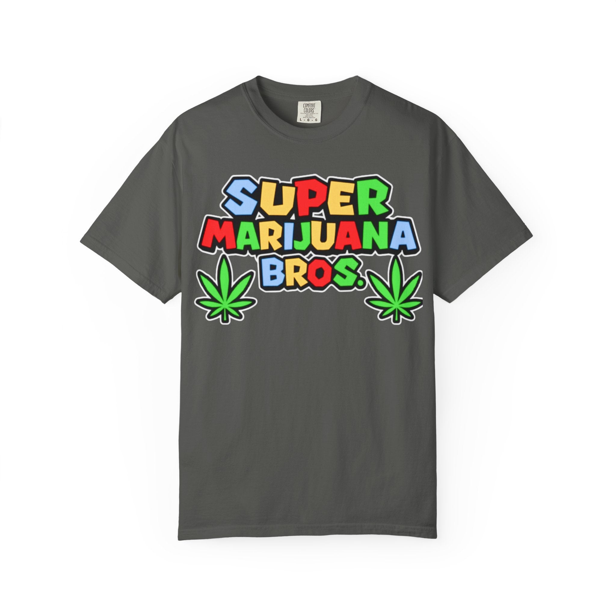 Super Marijuana Bros. T-Shirt — Funny Cannabis Graphic Tee