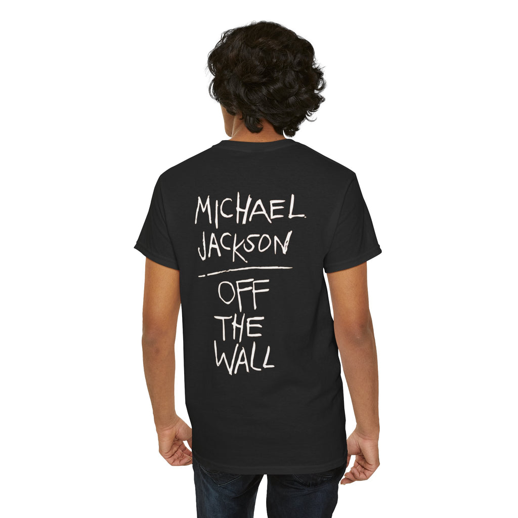 Music Icon Portrait Tee — "Off The Wall" Back Graphic