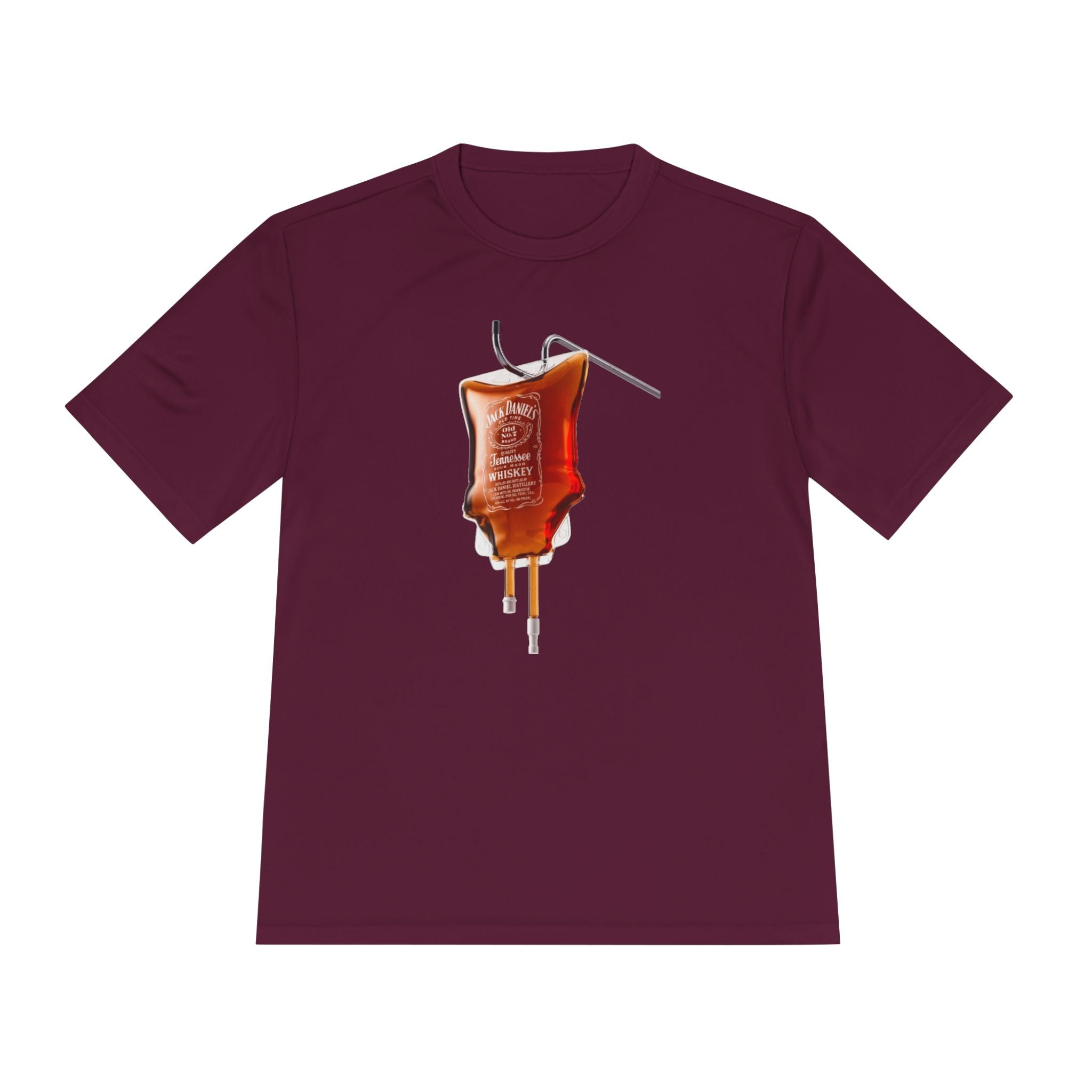 IV Bag Whiskey Drip Tee | Medical Alcohol Bottle Graphic, Unisex Moisture Wicking Tee, Nurse Gift, Doctor Shirt, Healthcare Apparel,