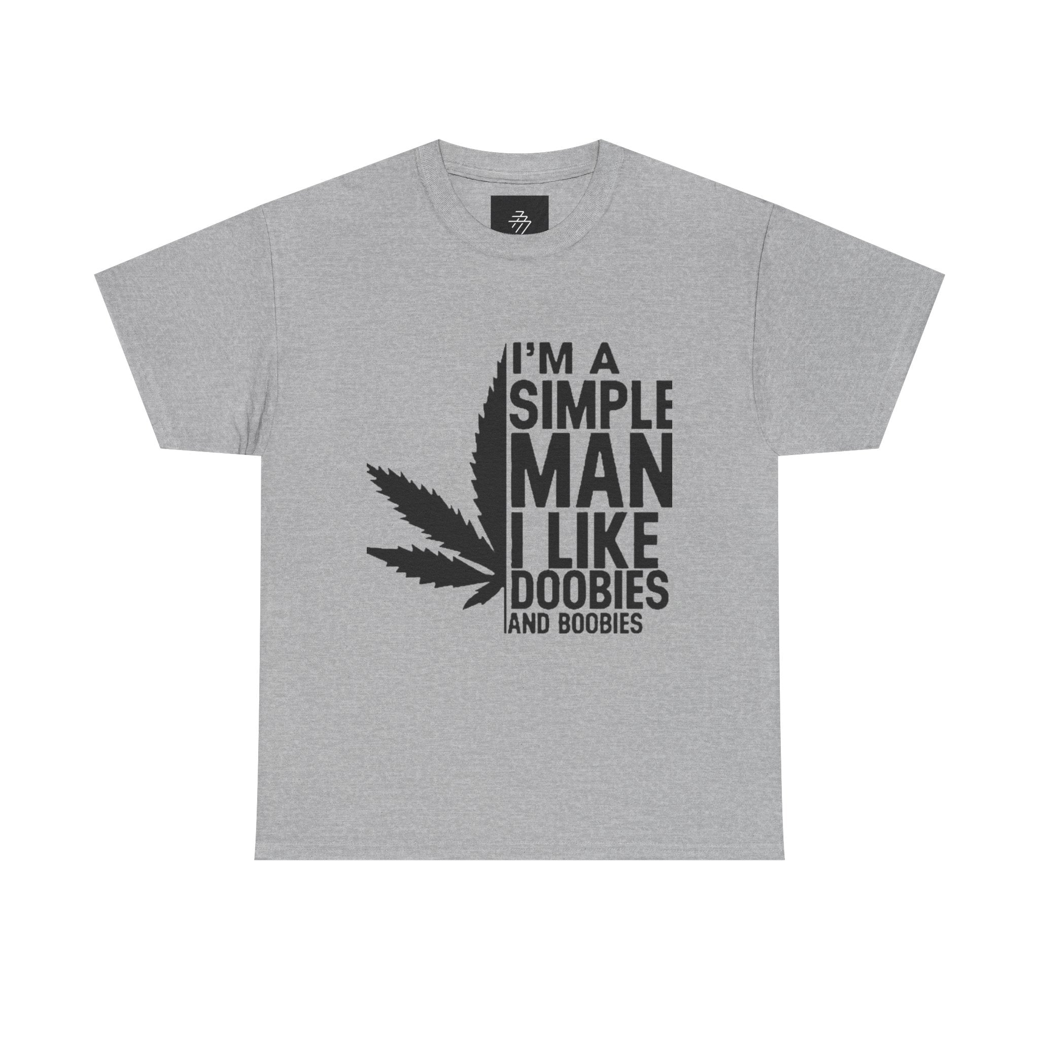 I Like Doobies and Boobies T-Shirt | Cannabis Leaf Graphic Tee