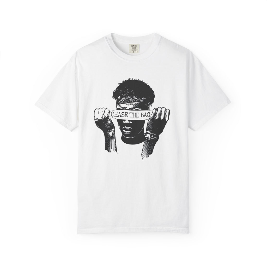 Chase The Bag graphic T-shirt | money slogan shirt, streetwear tee