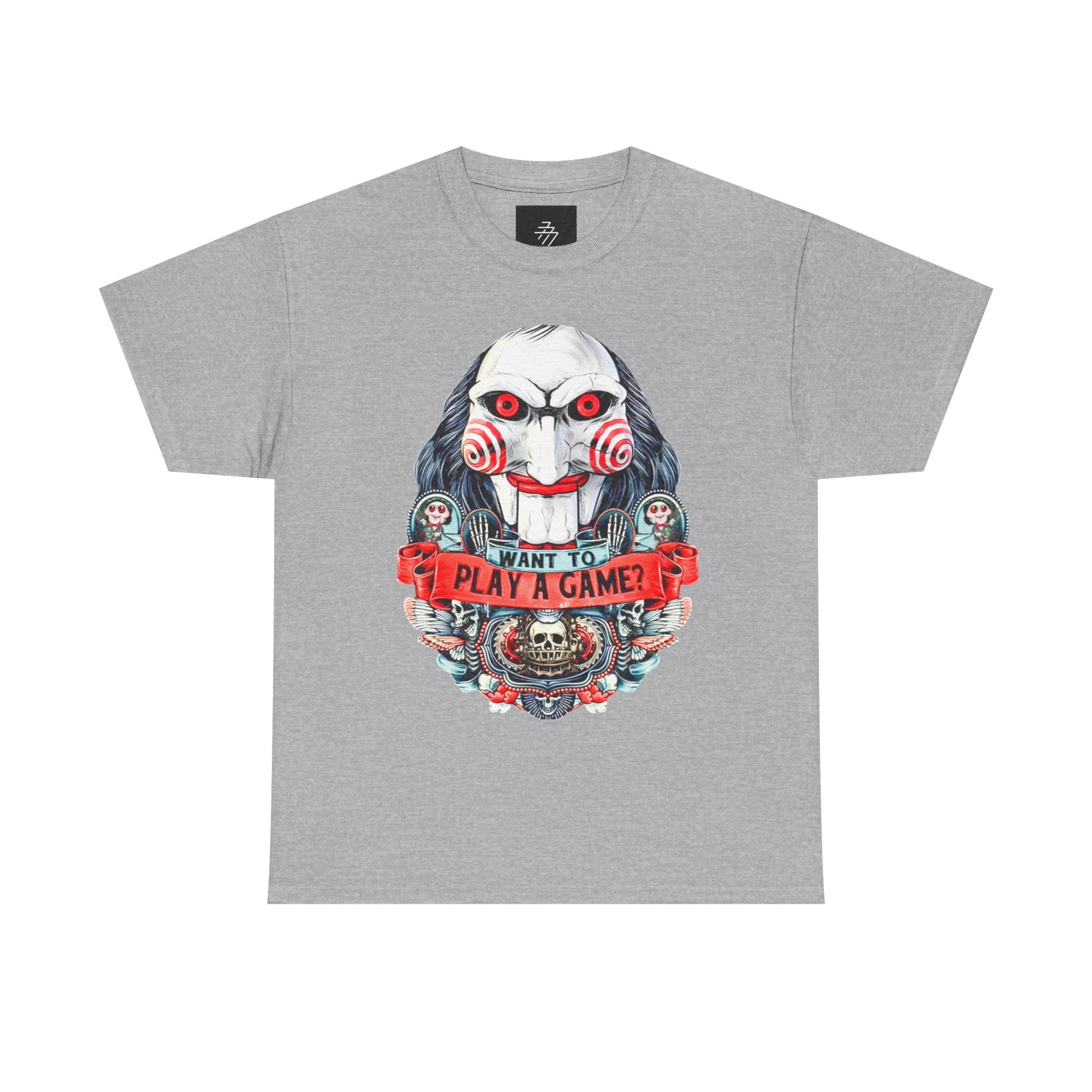 Horror 'Want to Play a Game?' Graphic Tee