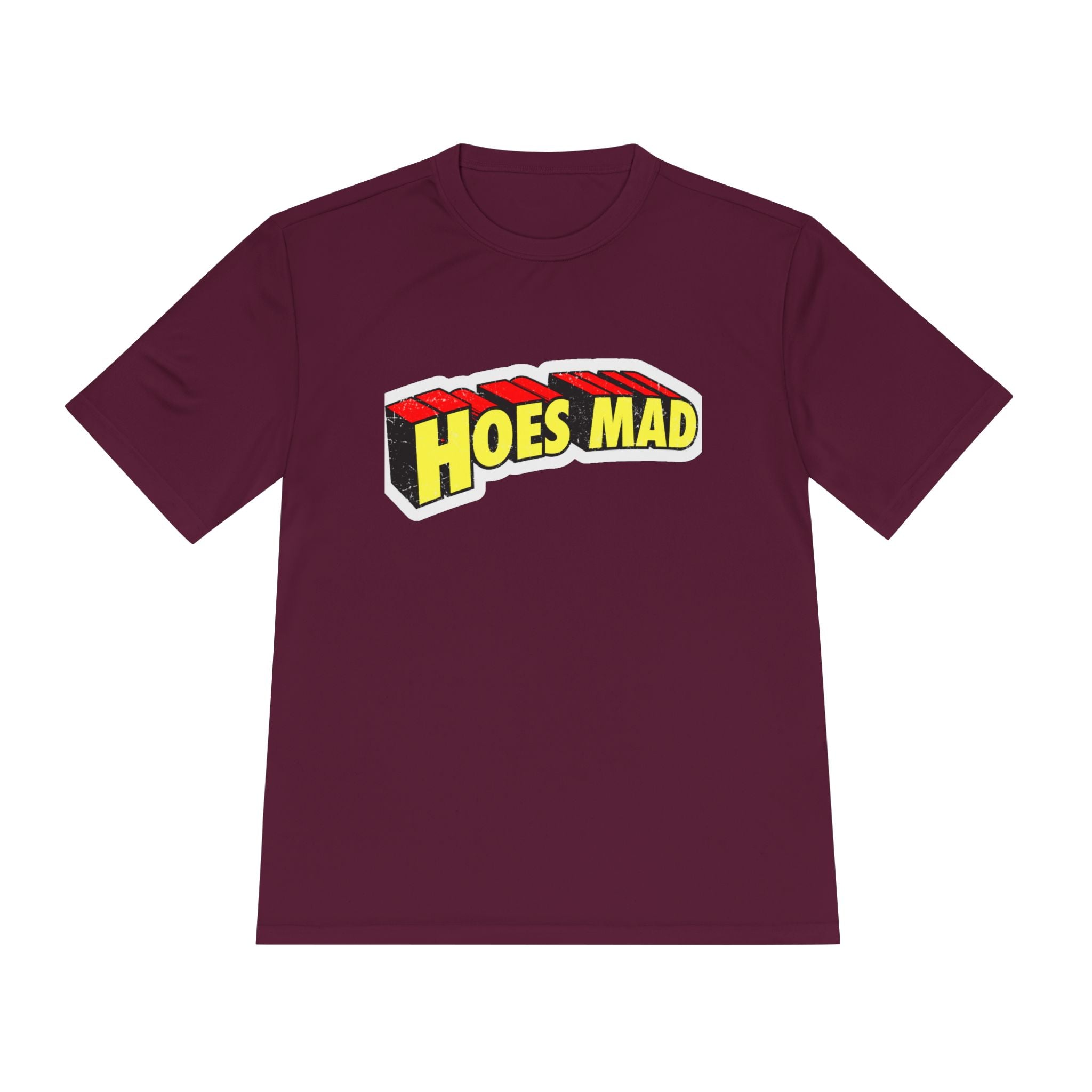 Hoes Mad Tee | Bold 3D Comic Text Shirt