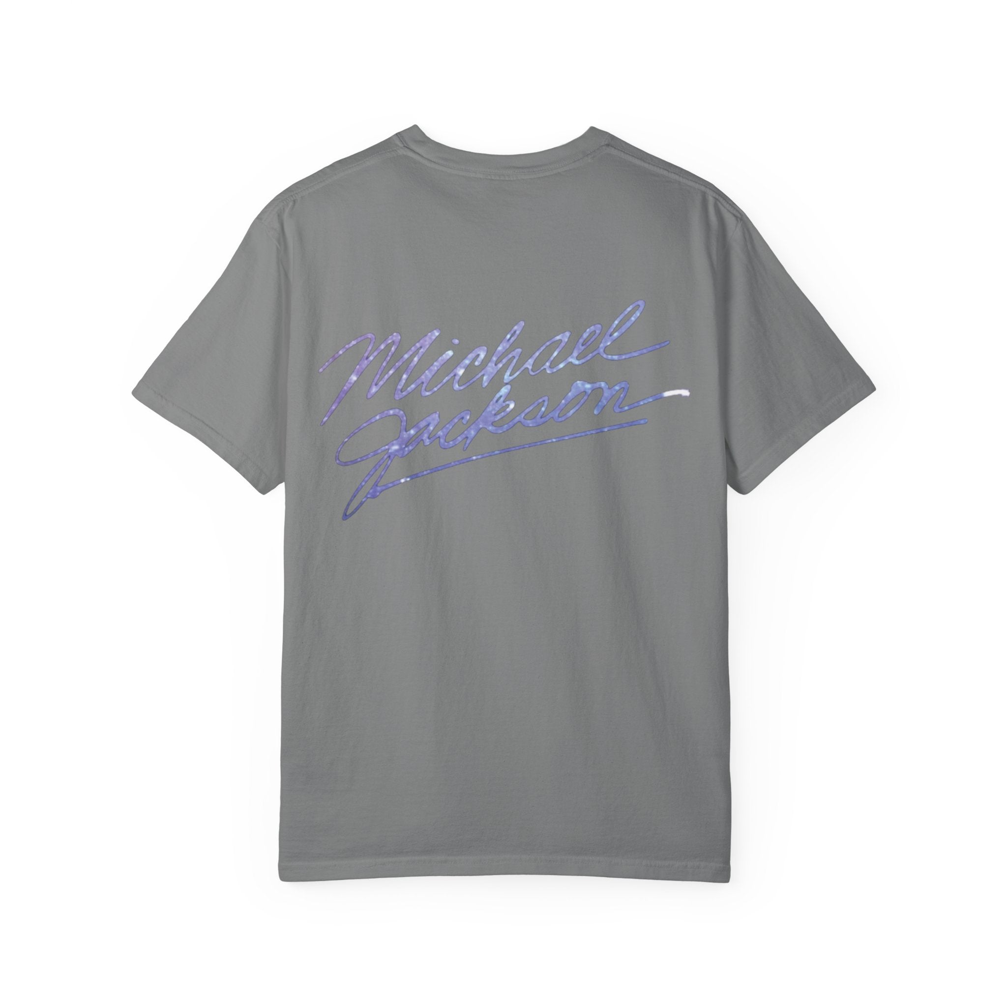 Sequined Glove Illustration T-Shirt | Signature Script Back