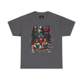 Horror Icons Squad Tee — Retro Slasher Movie Villains Graphic T-Shirt