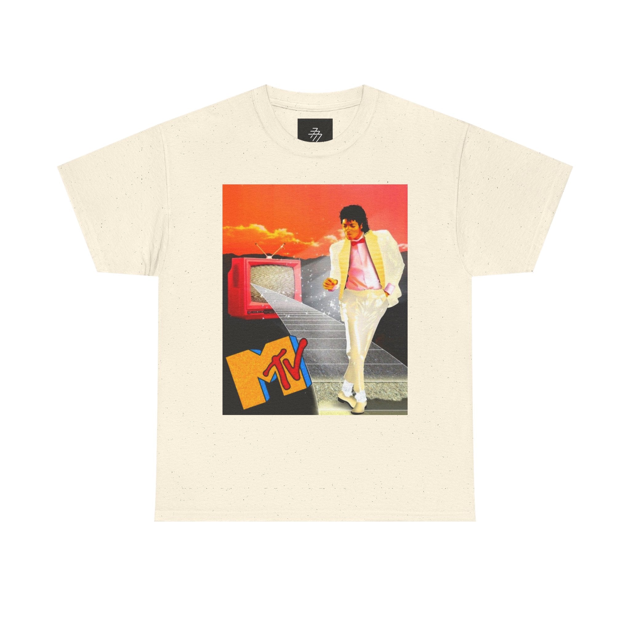 Retro MTV Michael Jackson Tee — 80s Pop Icon Graphic T-Shirt